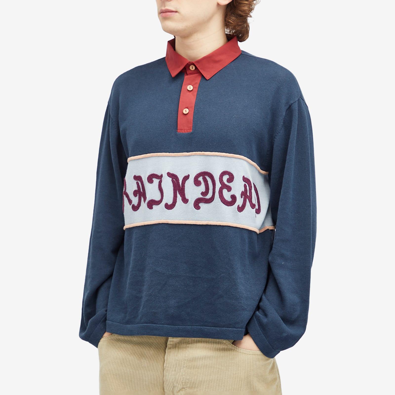 Brain Dead Lifted Stripe Rugby in Blue for Men | Lyst UK