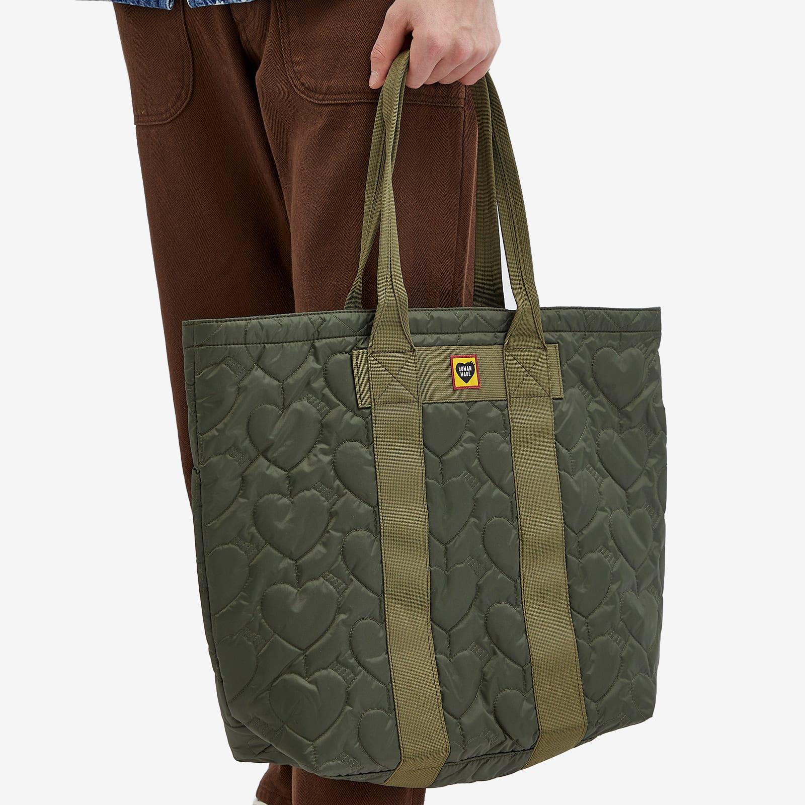 Human Made Heart Quilting Tote in Green for Men | Lyst