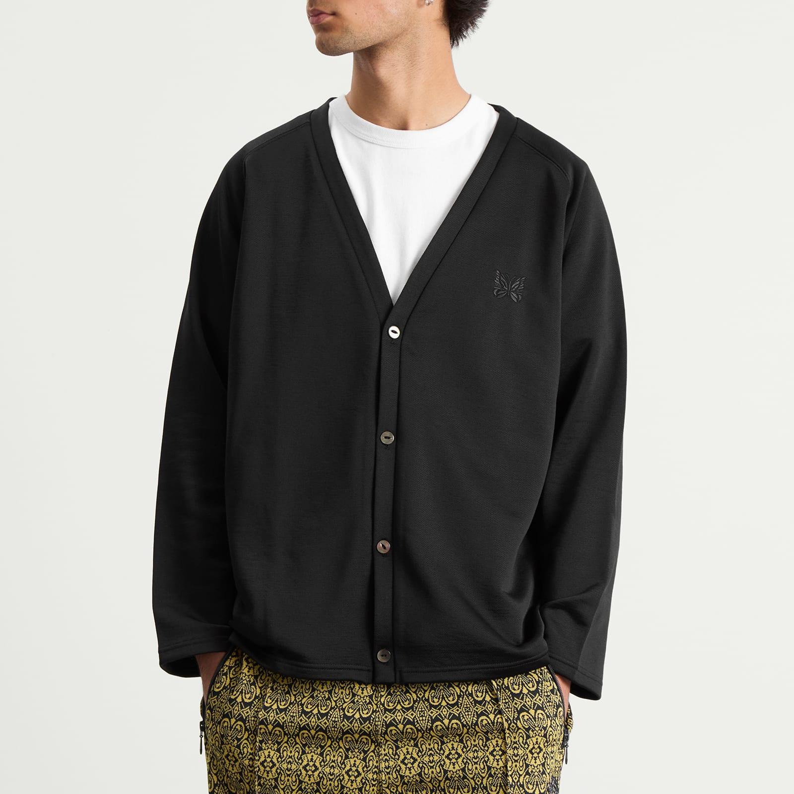 トップス NEEDLES V Neck Cardigan Poly 0T255 Needles V-Neck Cardigan in Black for Men | Lyst