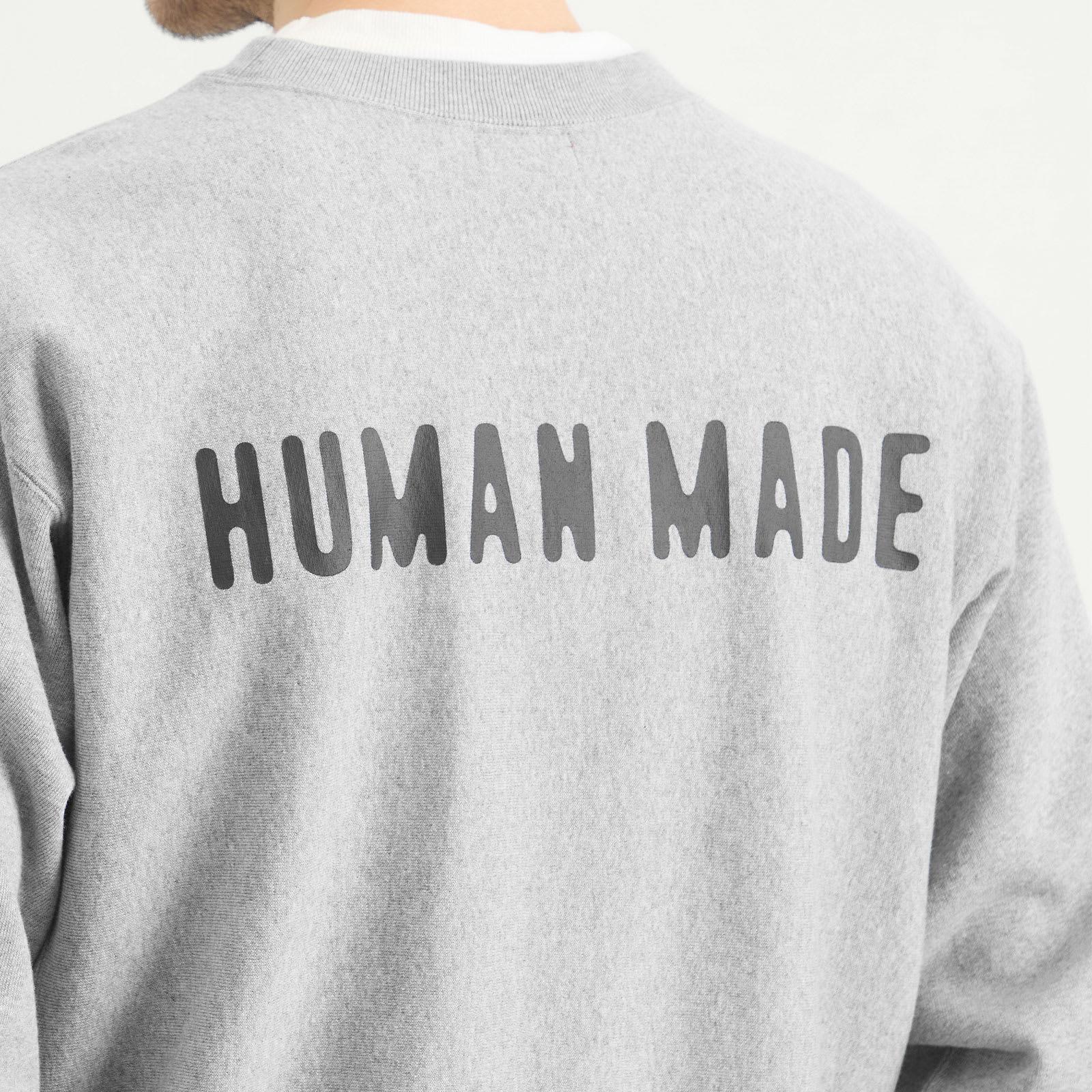 Human Made Heart Heavyweight Sweatshirt in Gray for Men | Lyst