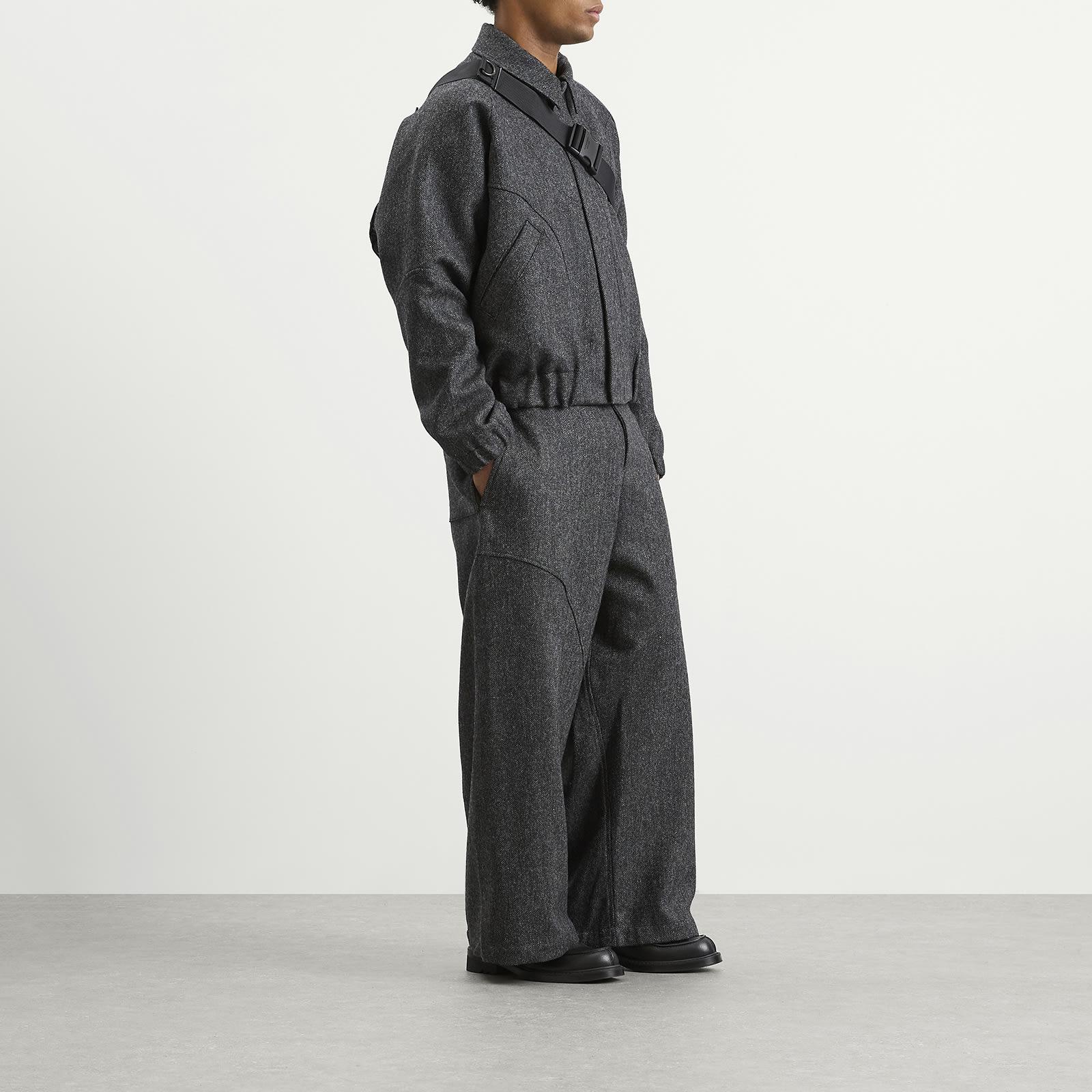 SAGE NATION Wool Jiji Jacket in Gray for Men | Lyst