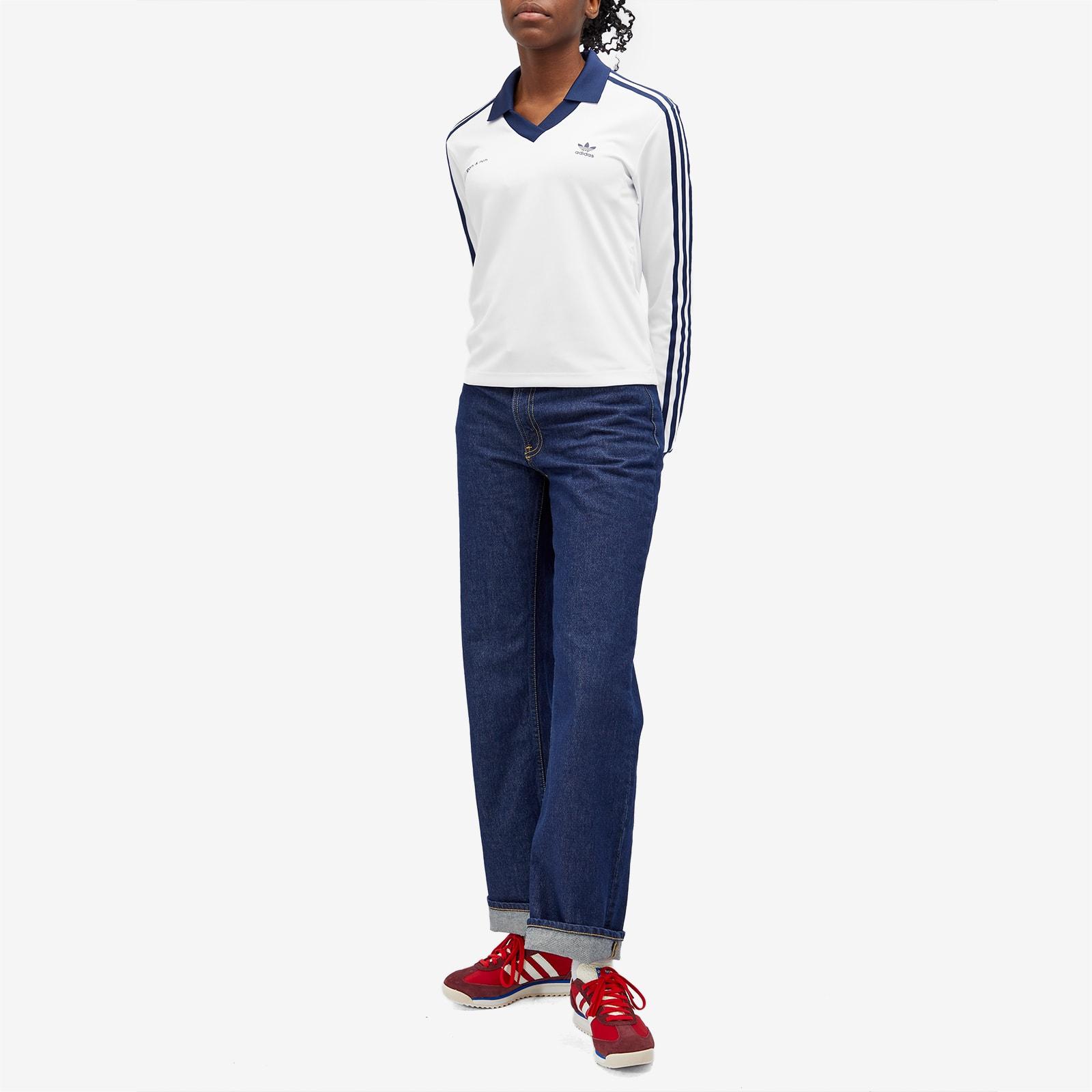 adidas X Sporty & Rich Long Sleeve Soccer Jersey in Blue | Lyst