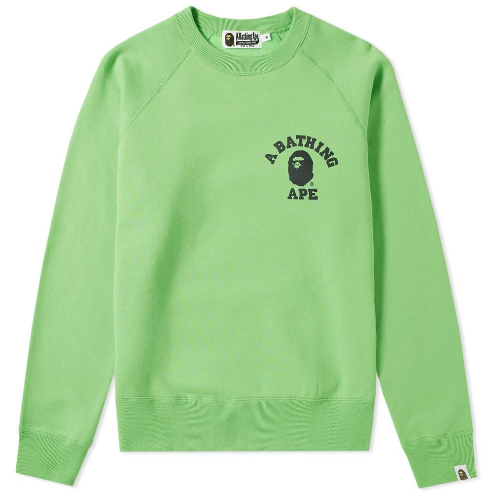 lime green bape hoodie