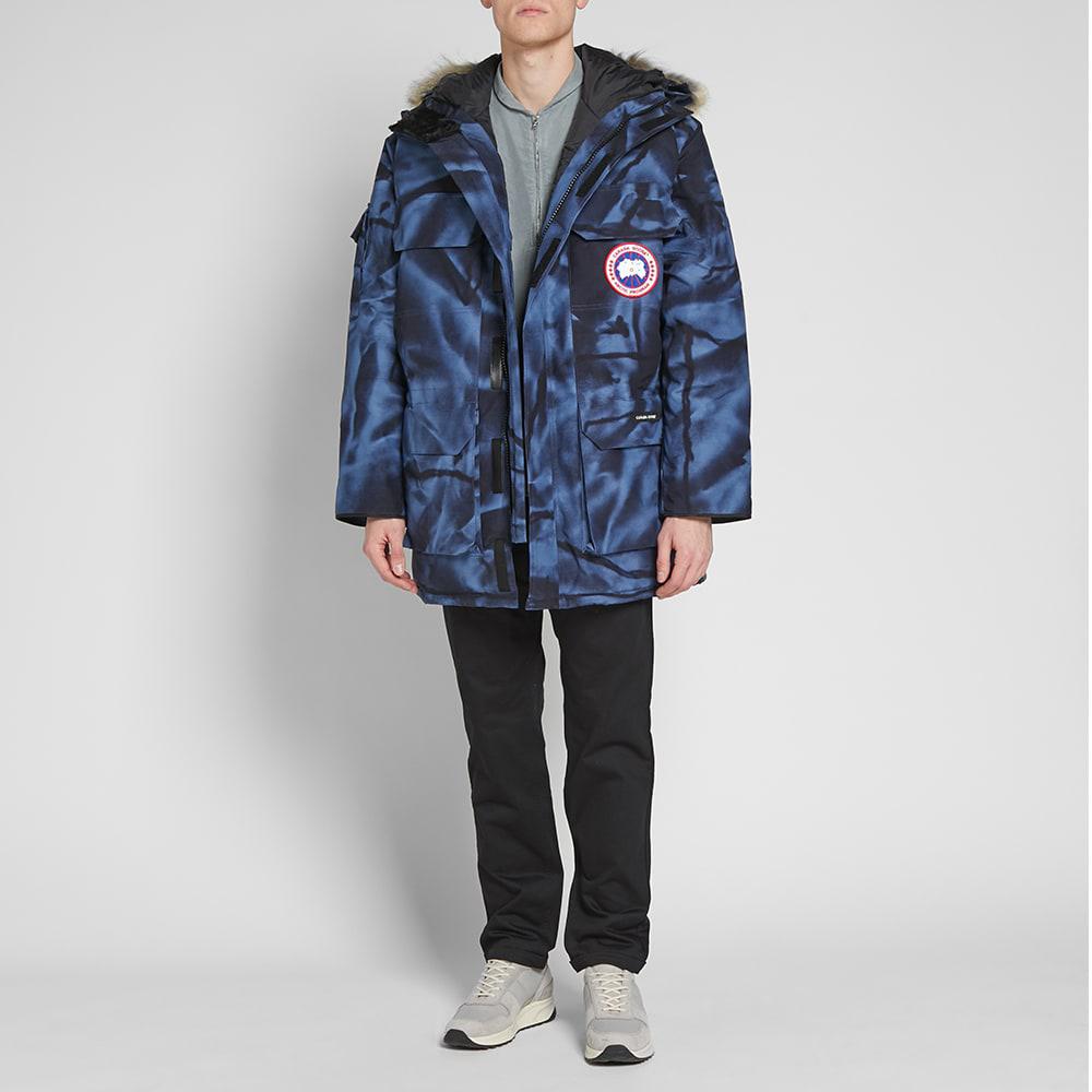 abstract blue camo canada goose