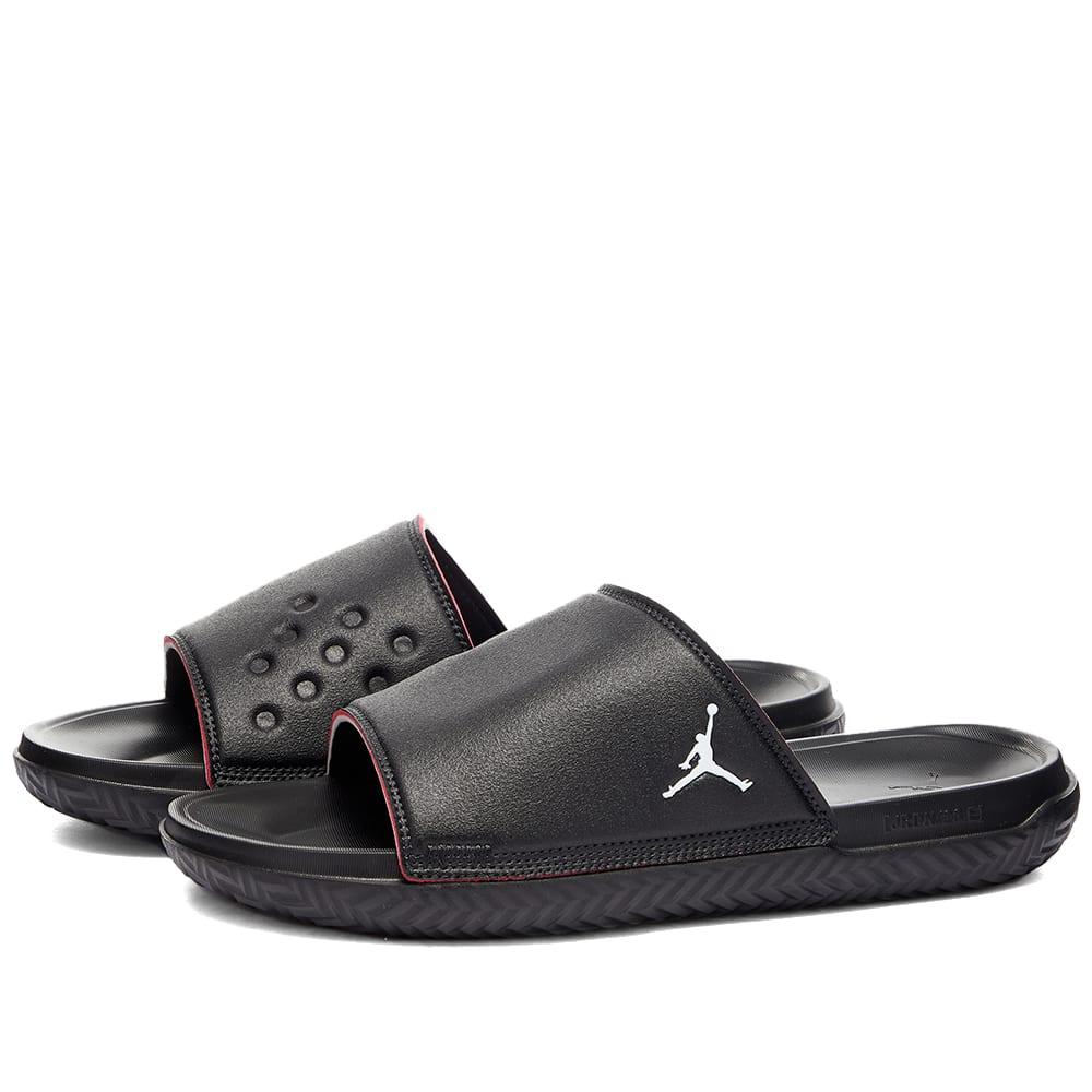 Nike Air Jordan Play Slide in Black for Men | Lyst