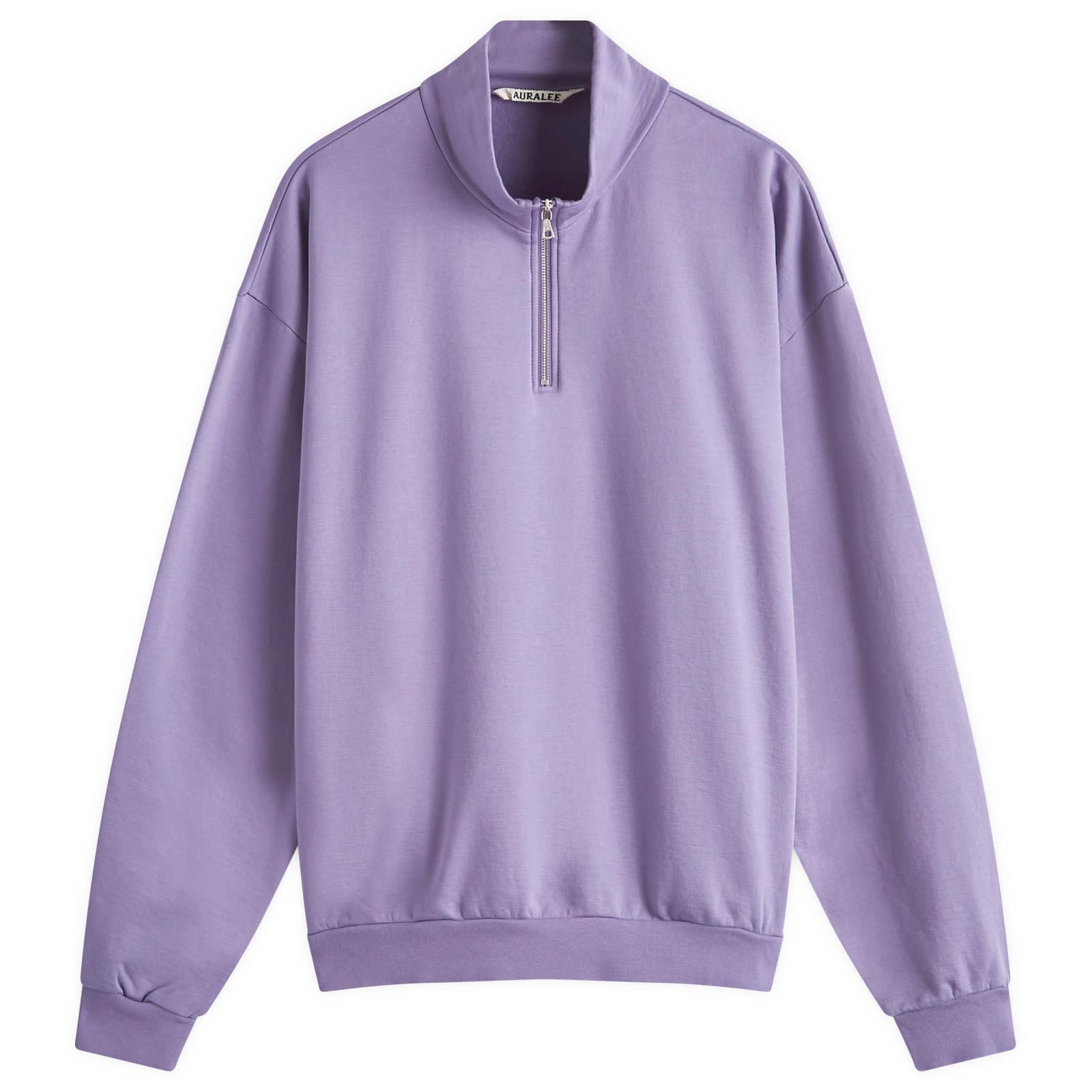 auralee-Purple-Quarter-Zip- auralee-Purple-Quarter-Zip-