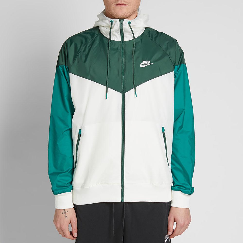 Nike Synthetic Sportswear Windrunner Jacket in Green for Men | Lyst