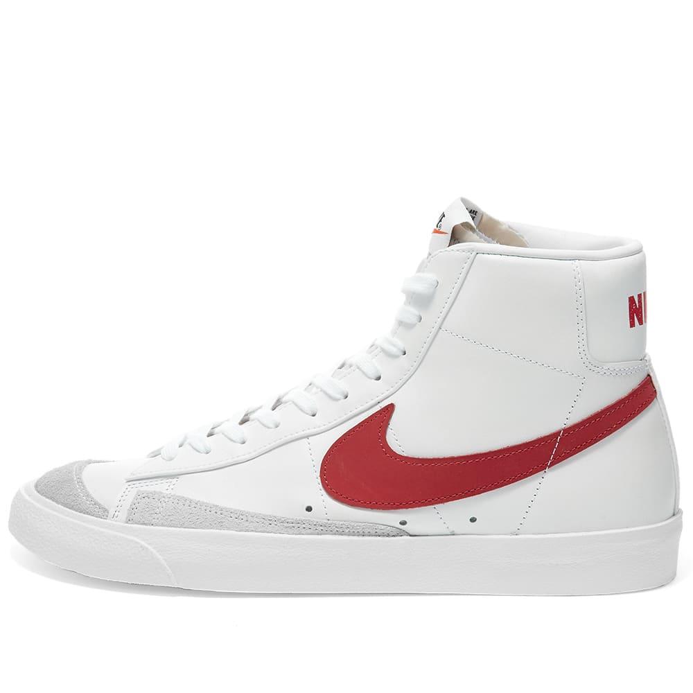 nike blazer white leather