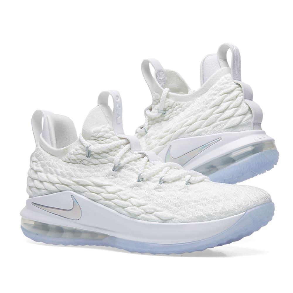 lebron xv low white