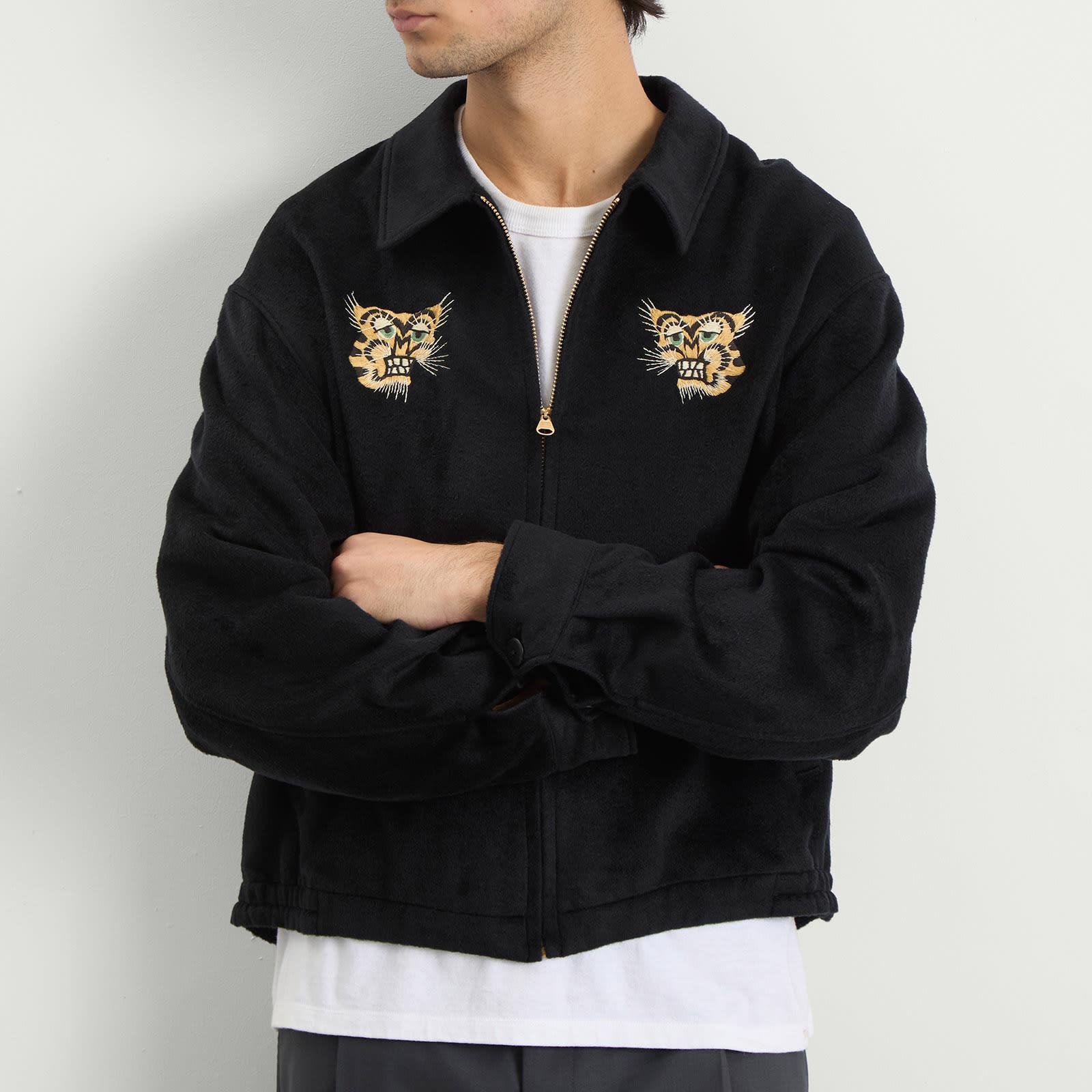 Visvim Norad Brushed Silk Jacket in Black for Men | Lyst UK