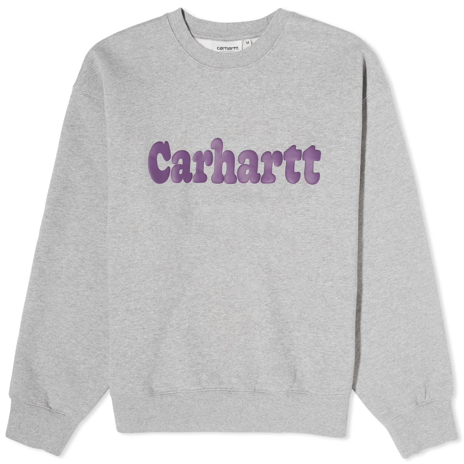 Carhartt WIP Bubbles Logo Sweat in Gray | Lyst
