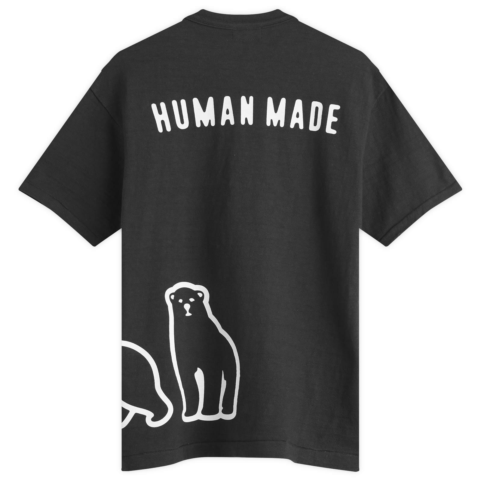 Human Made Side Polar Bear T-Shirt in Black for Men | Lyst
