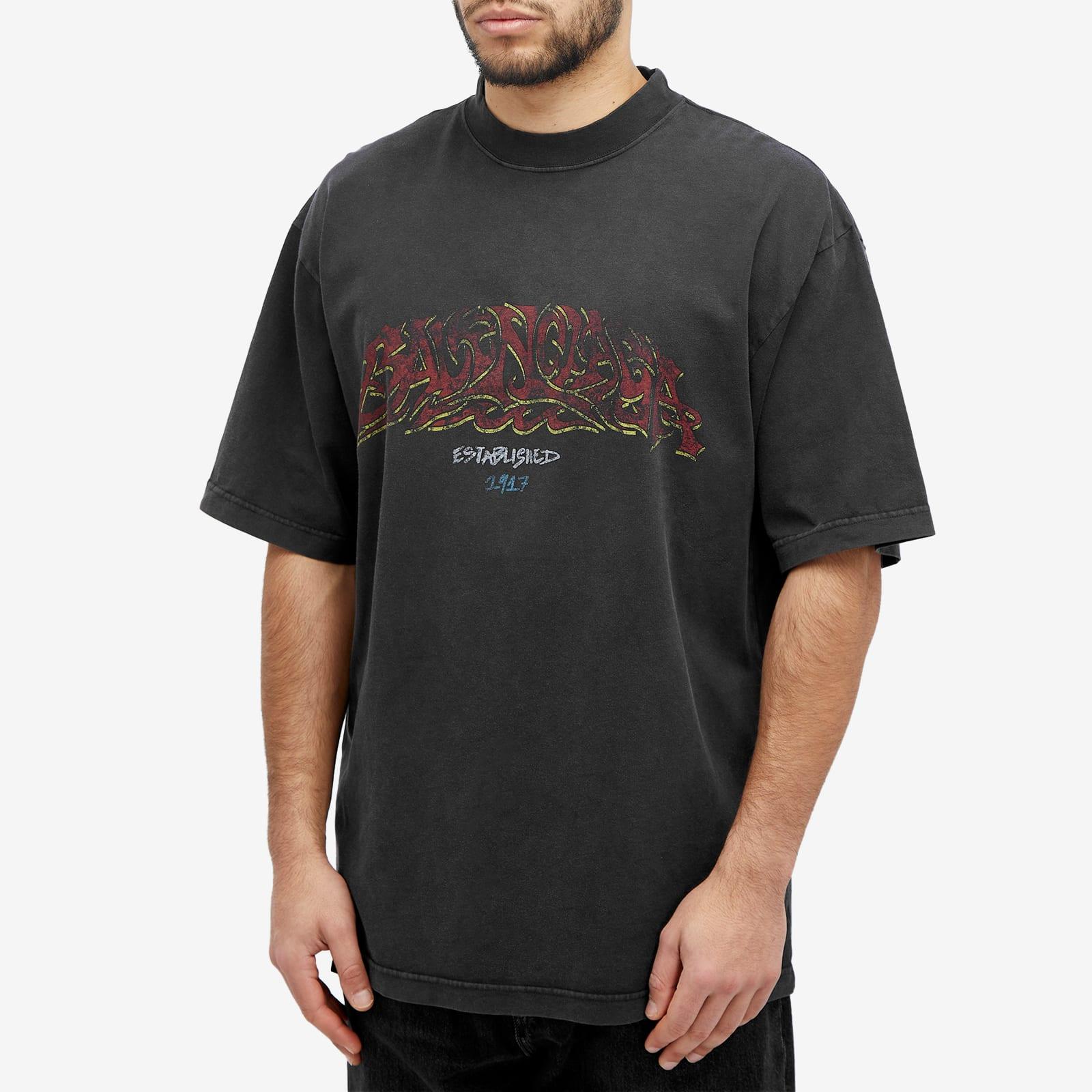 BALENCIAGA バレンシアガ　Offshore Tシャツ BALENCIAGA バレンシアガ OFFSHORE ロゴプリントオーバーサイズT