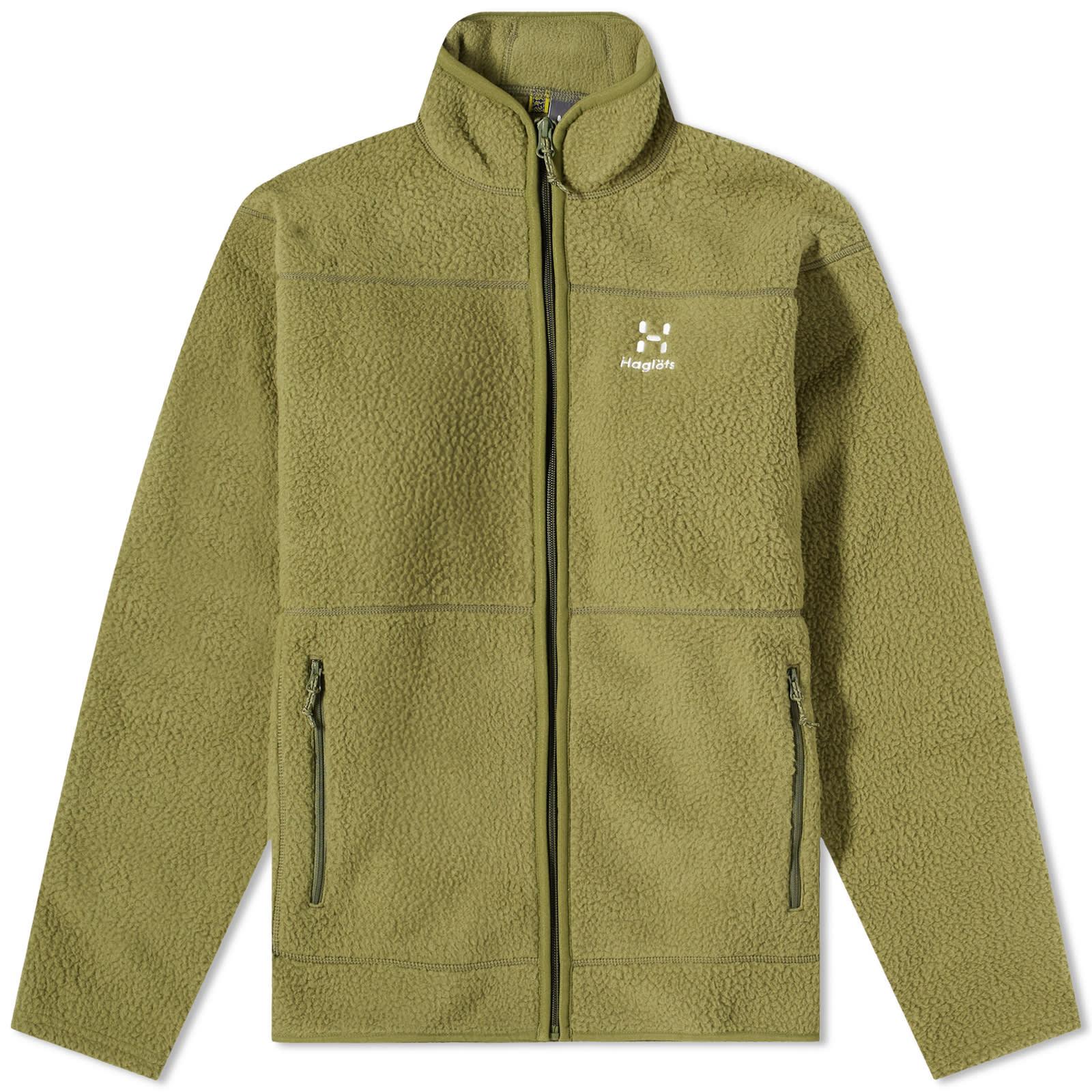Haglöfs Mossa Pile Fleece Jacket in Green for Men | Lyst