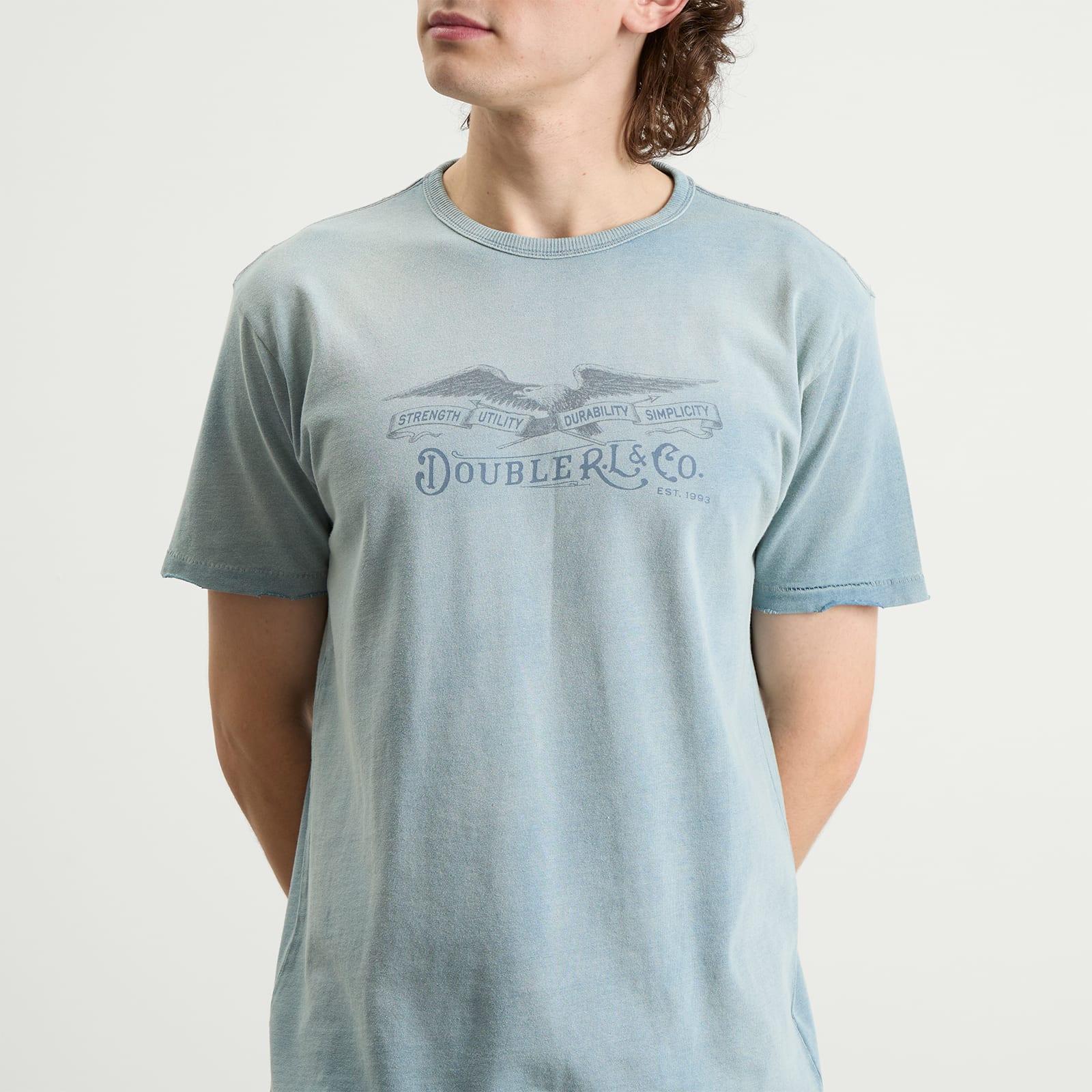 RRL Eagle Graphic T-Shirt in Blue for Men | Lyst