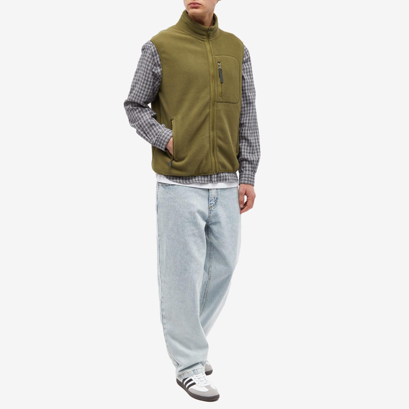 POLAR SKATE Basic Fleece Vest in Green for Men | Lyst UK