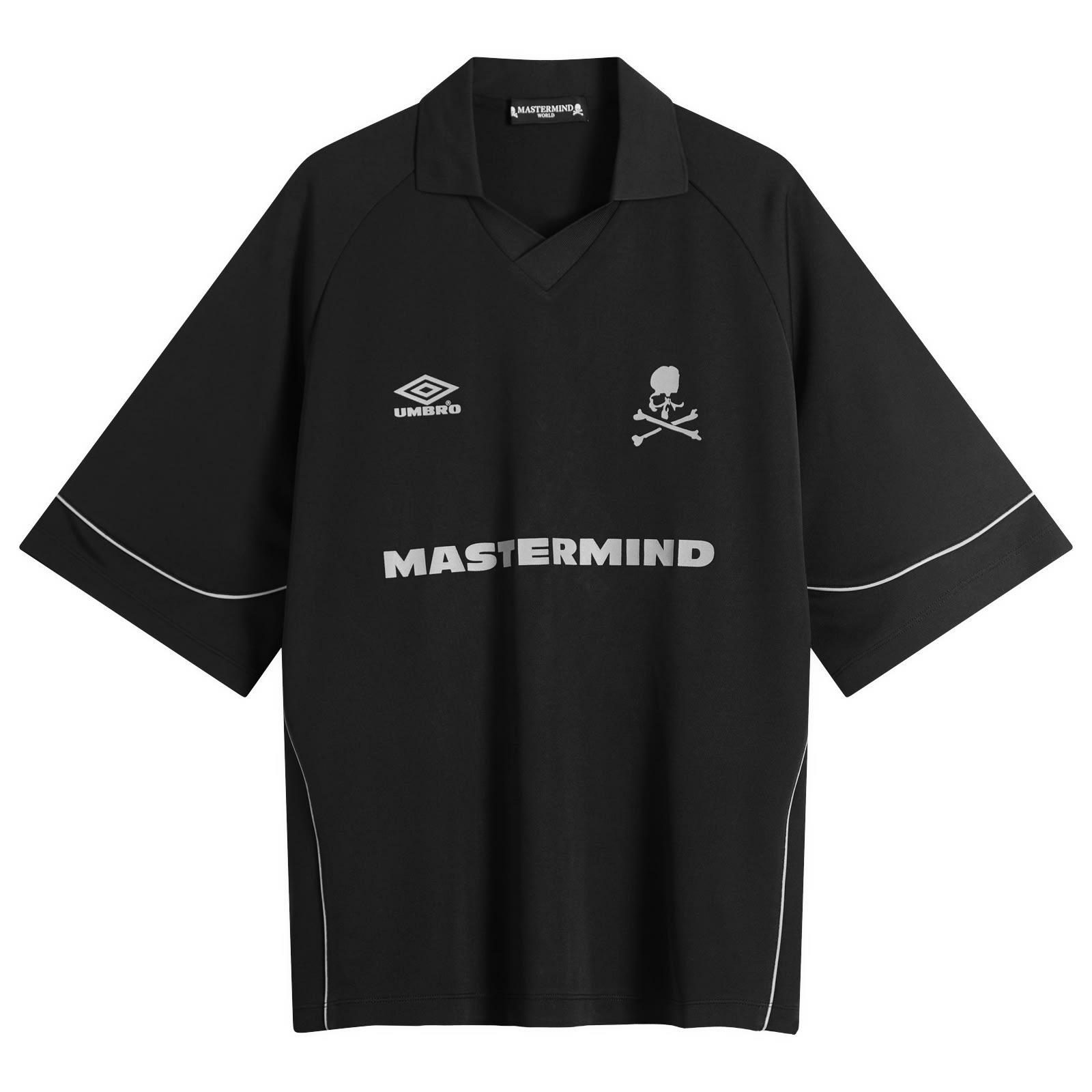 MASTERMIND WORLD X Umbro Short Sleeve Game Shirt in Black for Men