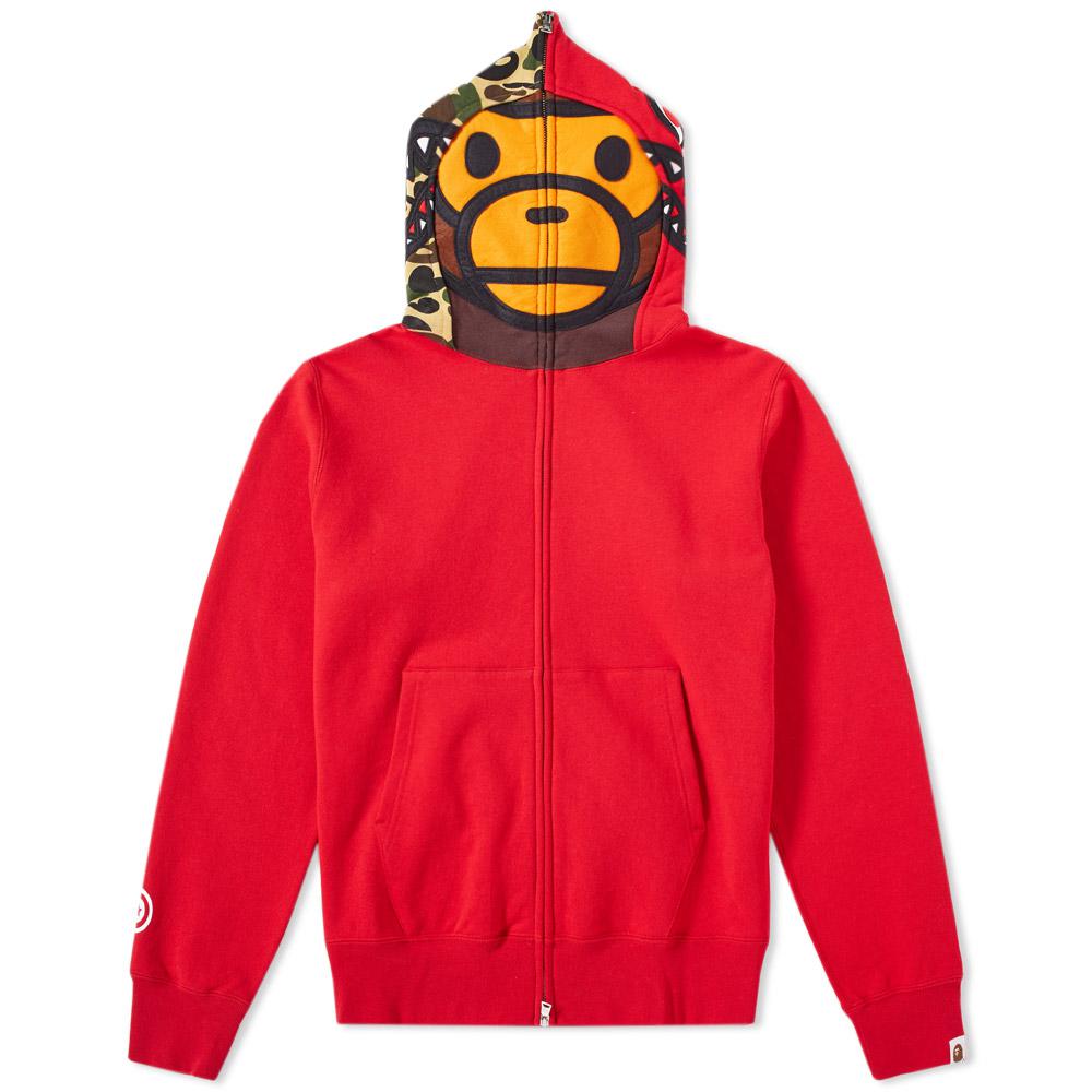 bathing ape red jacket
