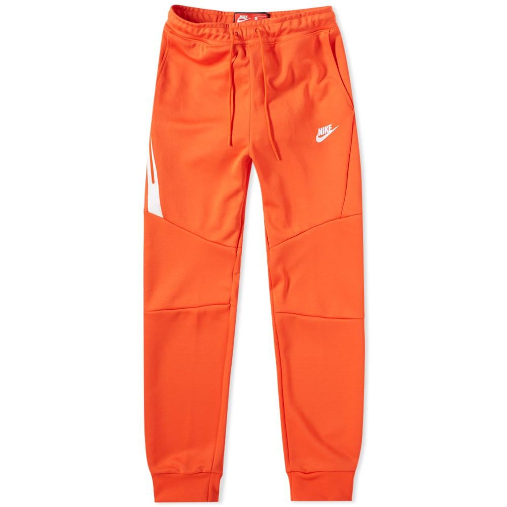Nike Tech Icon Fleece Jogger in Orange for Men - Lyst