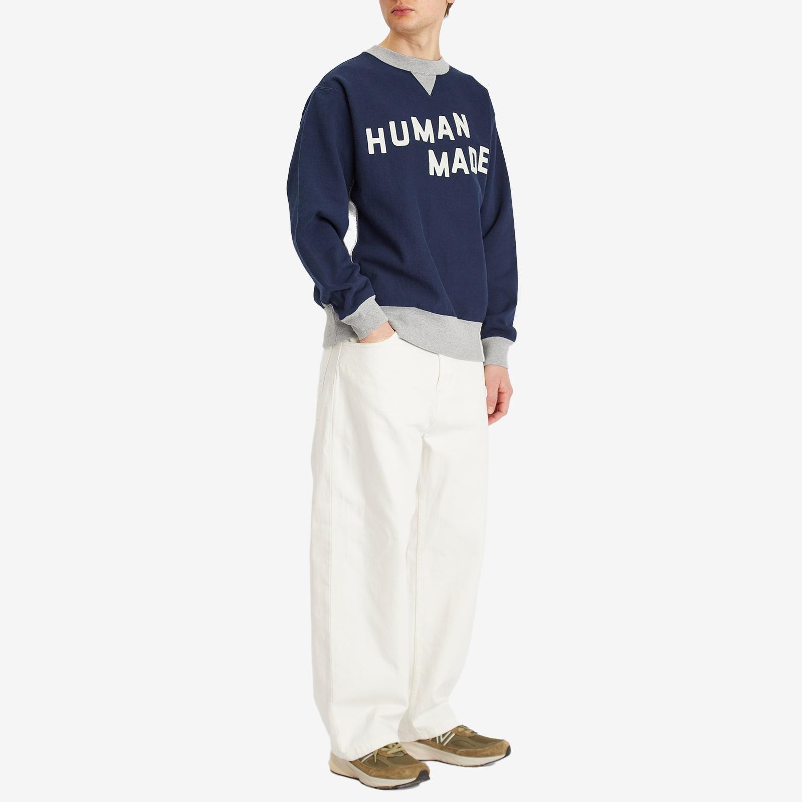Human Made College Sweatshirt in Blue for Men | Lyst 