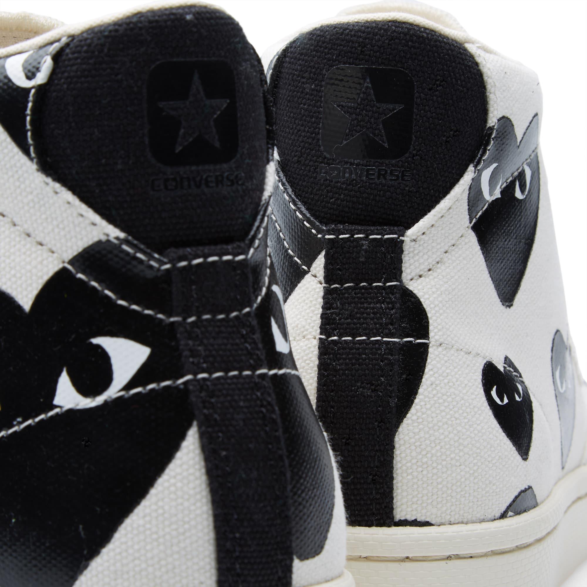 comme des garçons pro leather high top