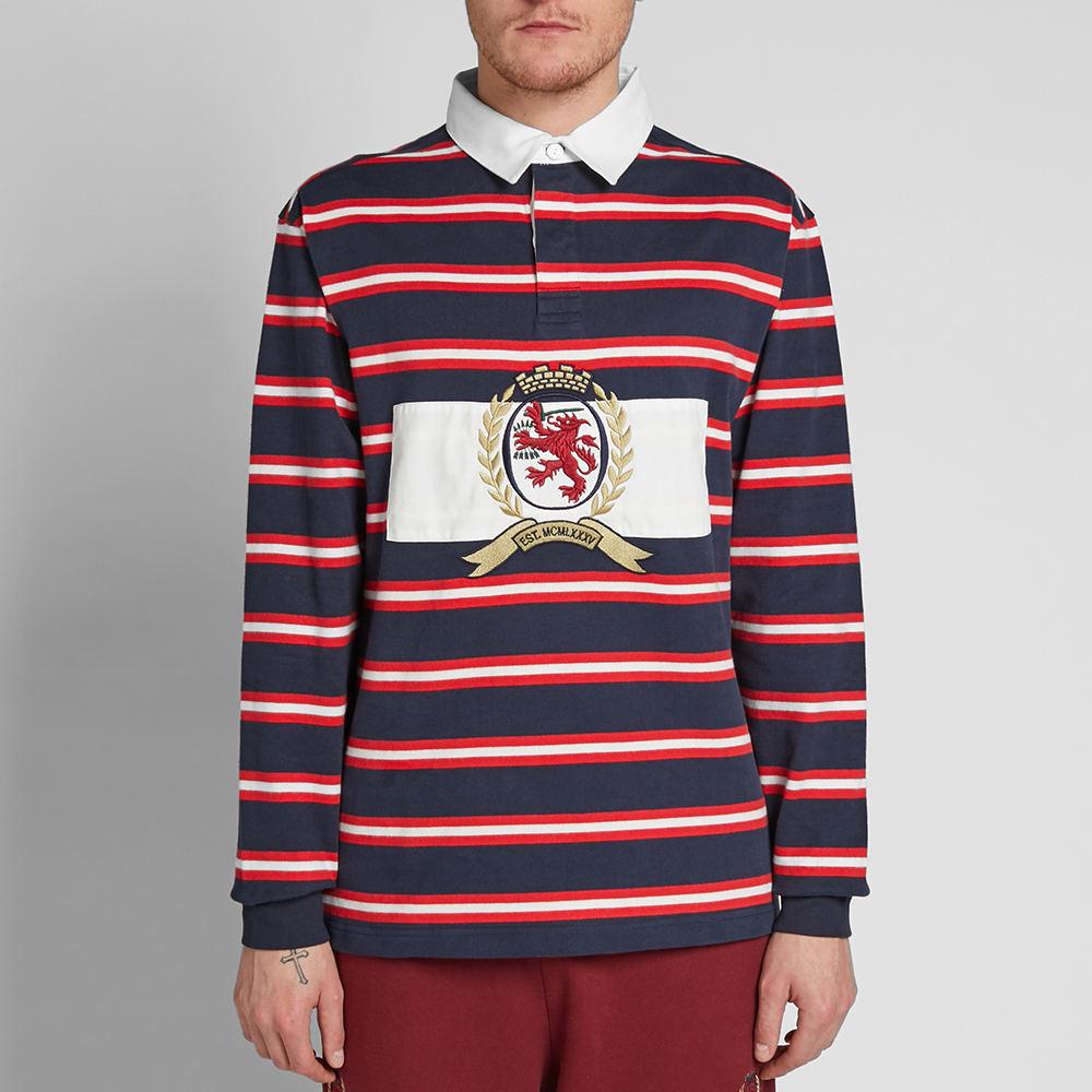 tommy hilfiger crest rugby shirt