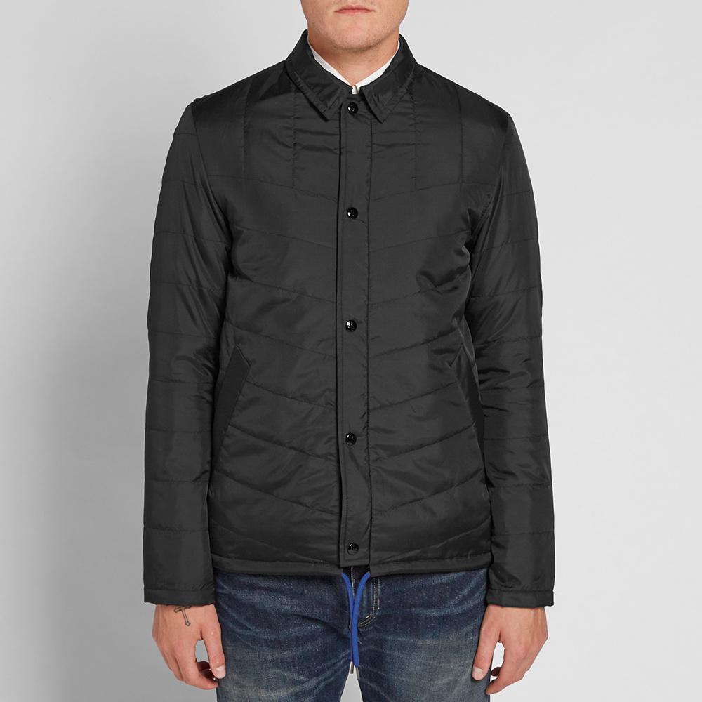 quilted coach's trucker jacket