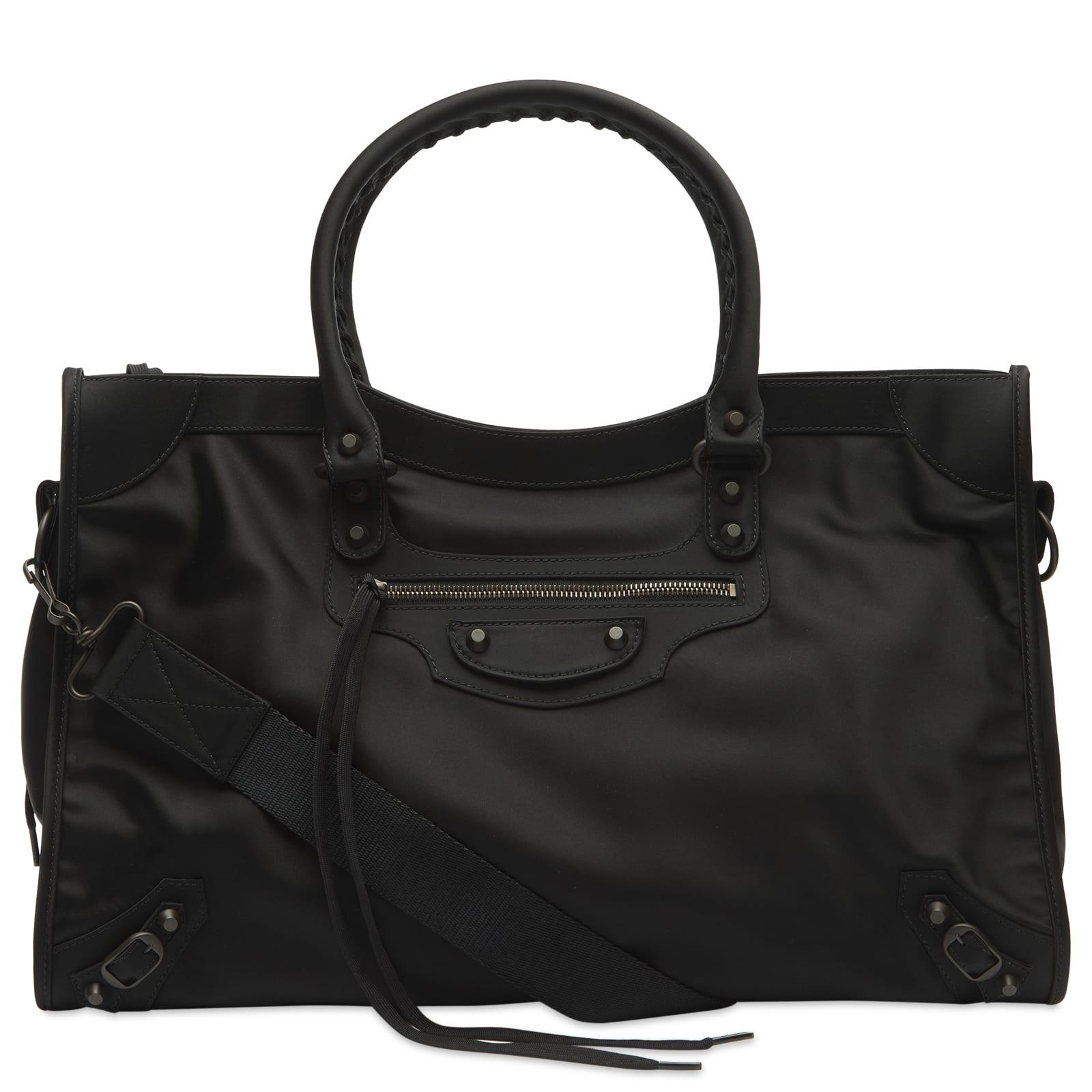 Balenciaga Le City Nylon Travel Bag in Black for Men | Lyst