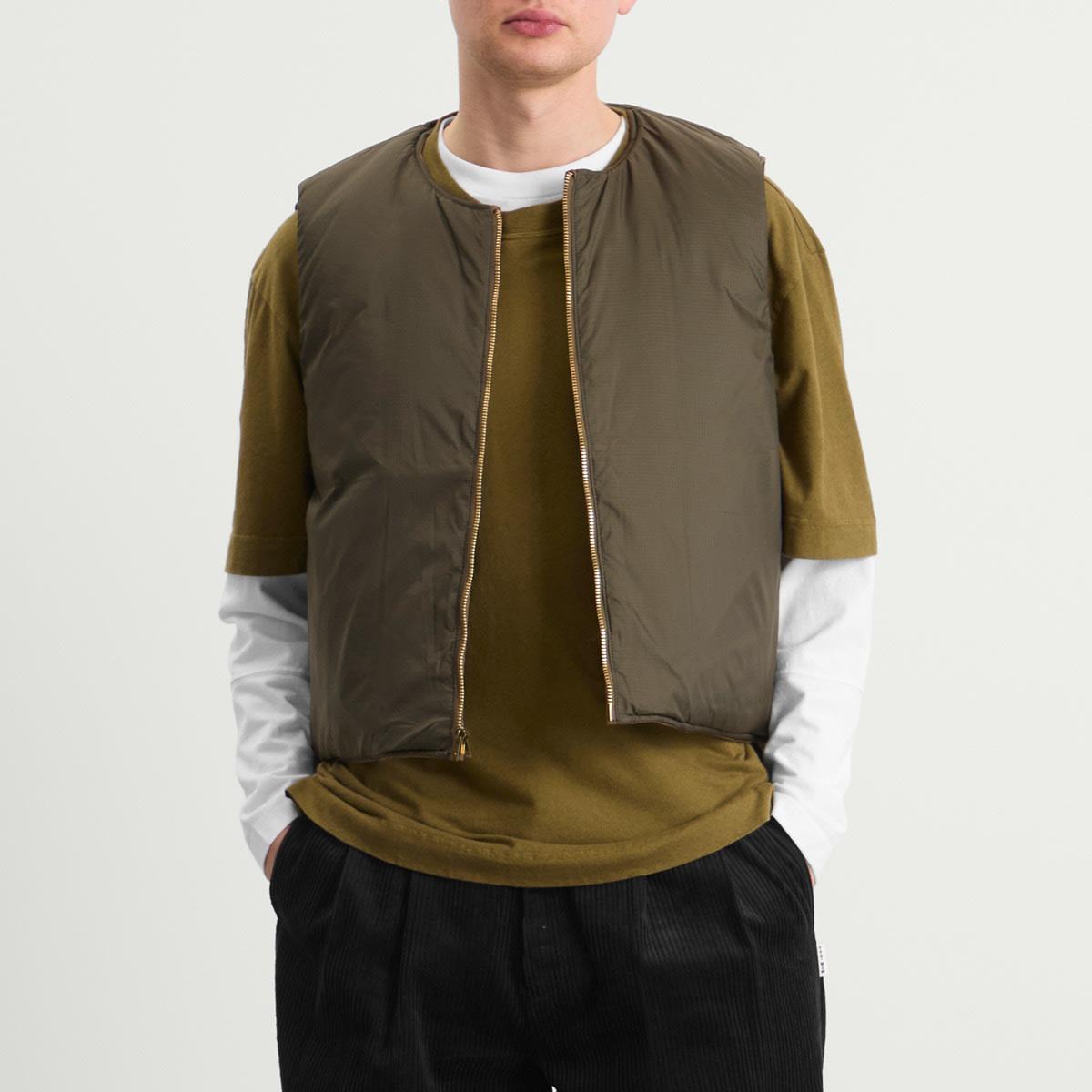 Unlikely Dry Goods Reversible Utility Vest in Brown for Men | Lyst