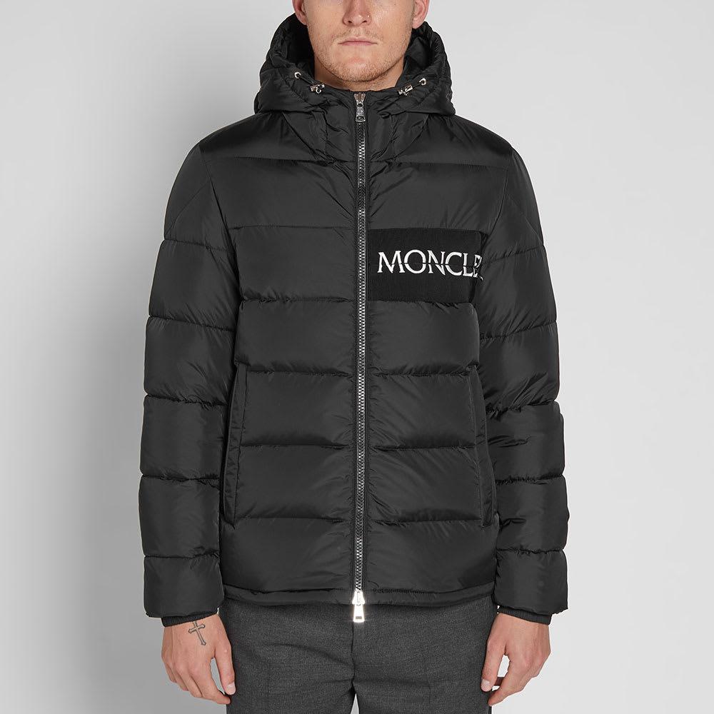 moncler black down aiton jacket
