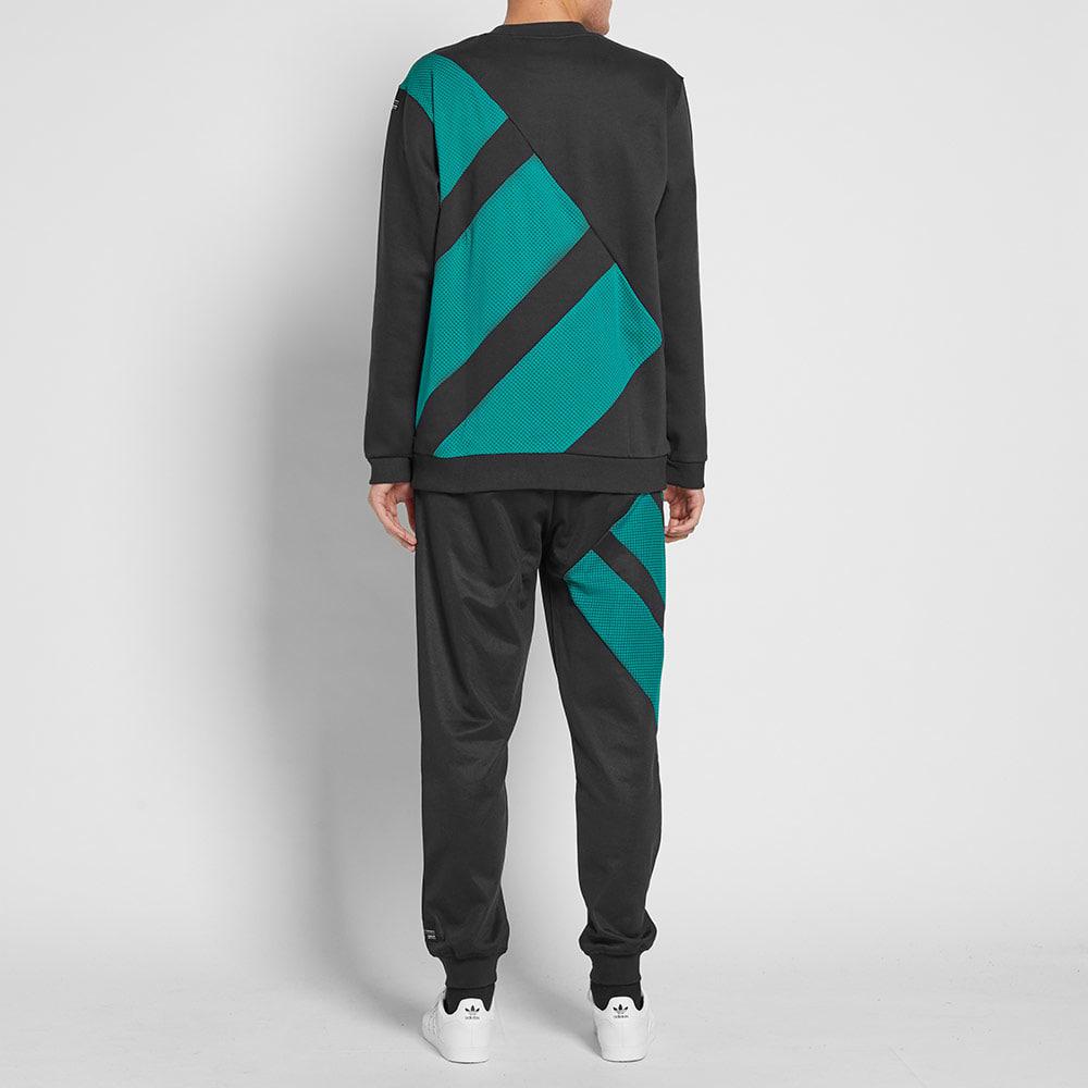 adidas block crew sweat