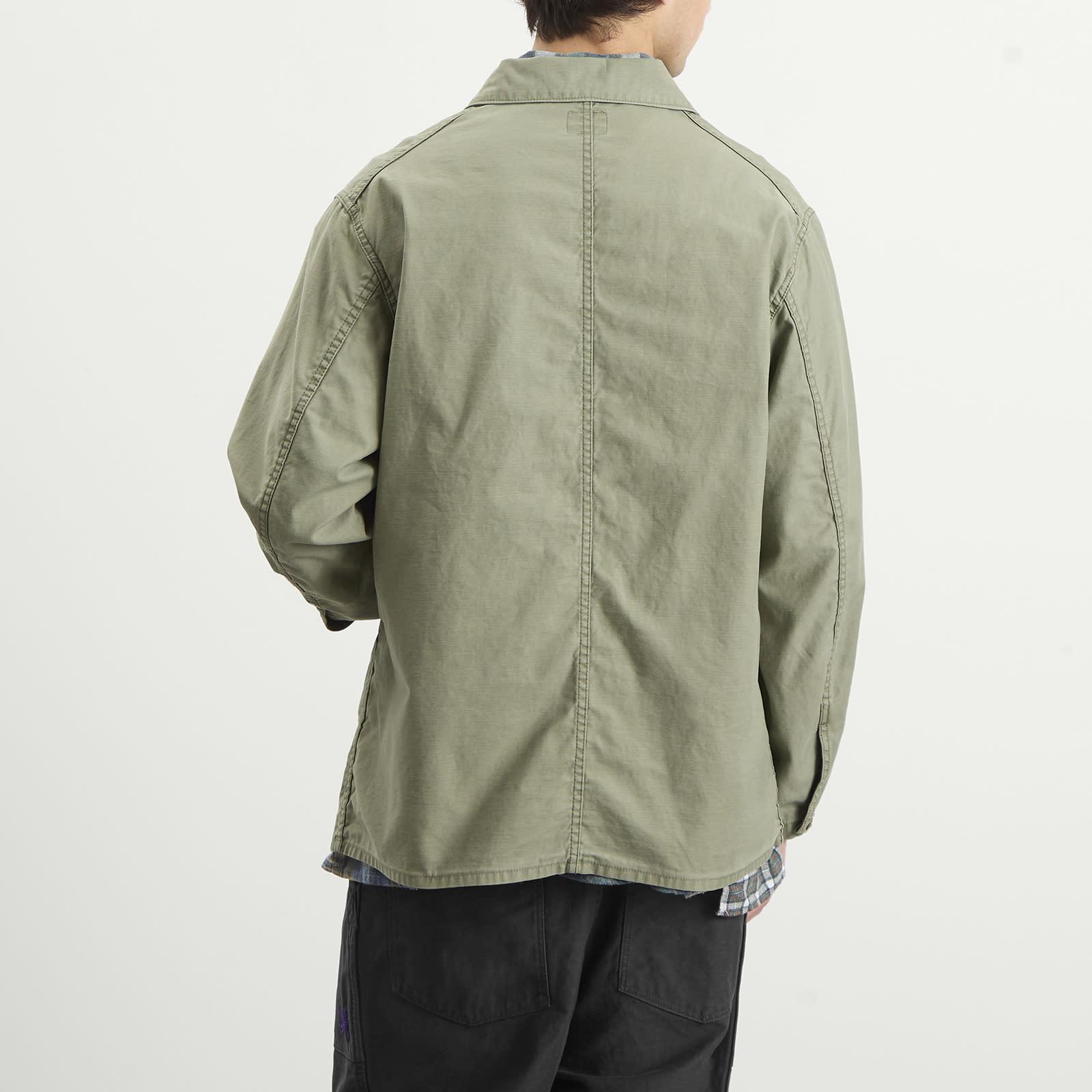 Needles Reversed Sateen Coverall Jacket in Green for Men | Lyst