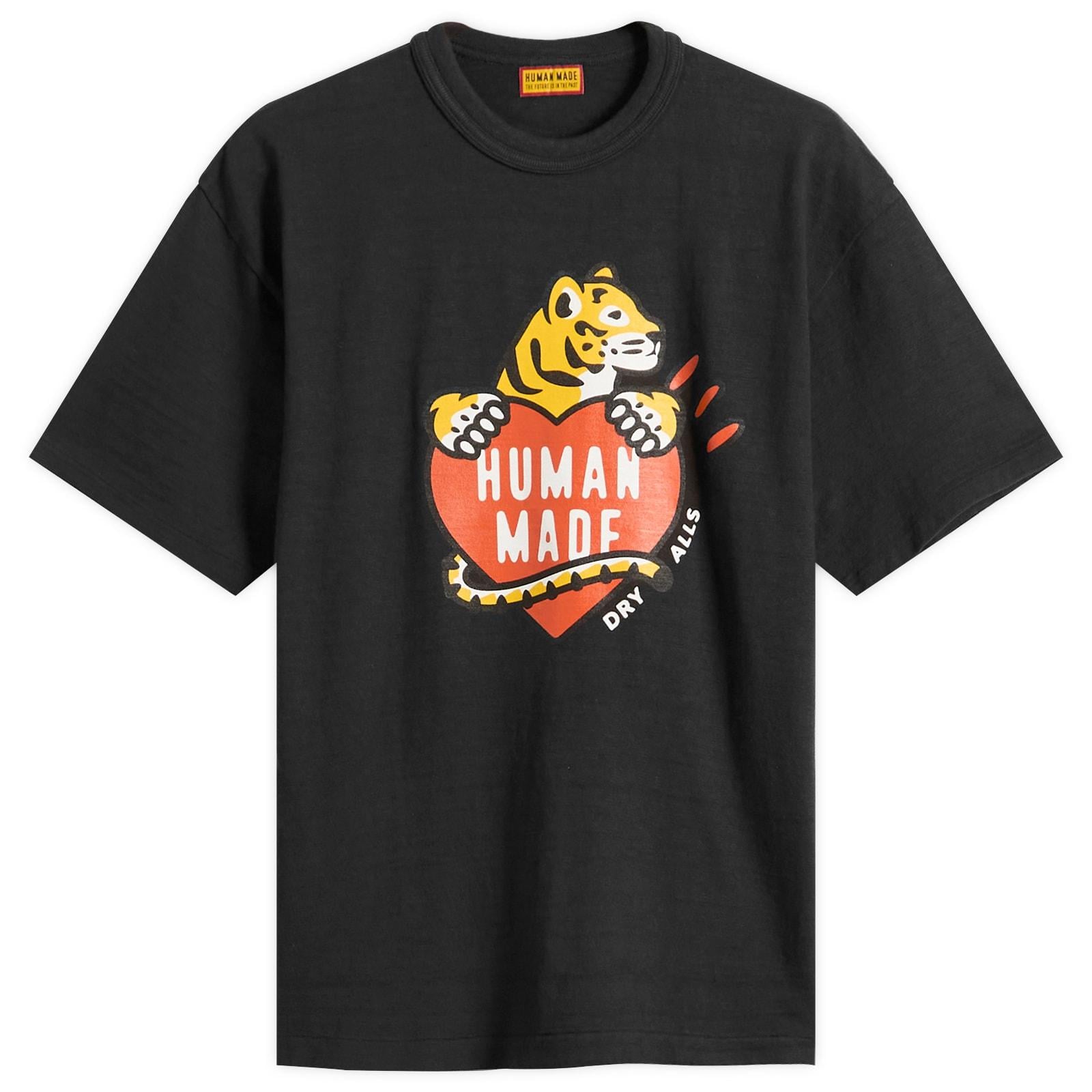 Human Made Tiger Heart T-Shirt in Black for Men | Lyst