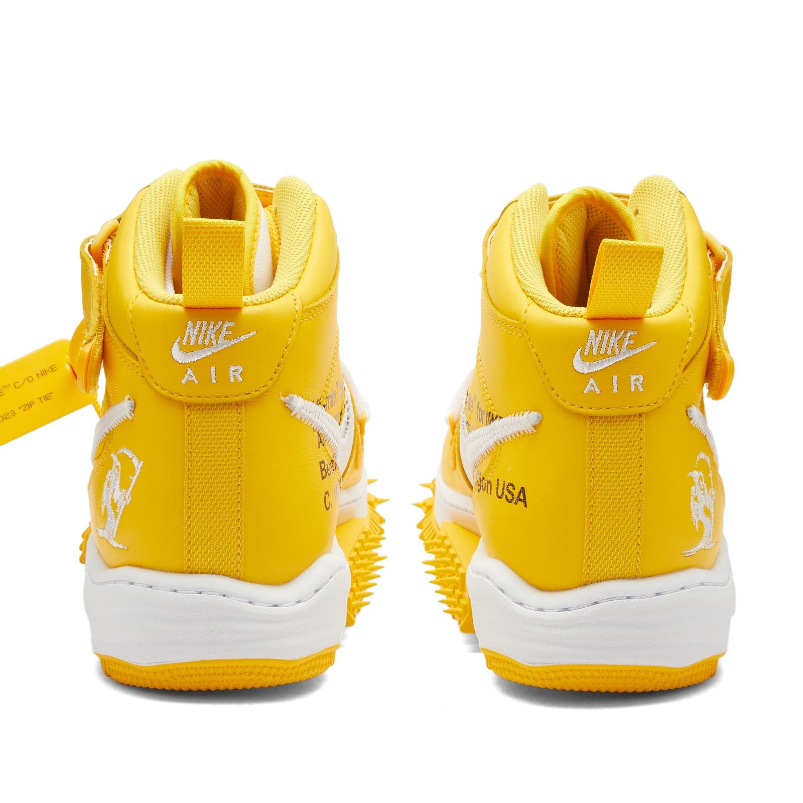 Yellow Nike Schuhe Air Force Gelb Nike X Off- Air Force Mid Sp