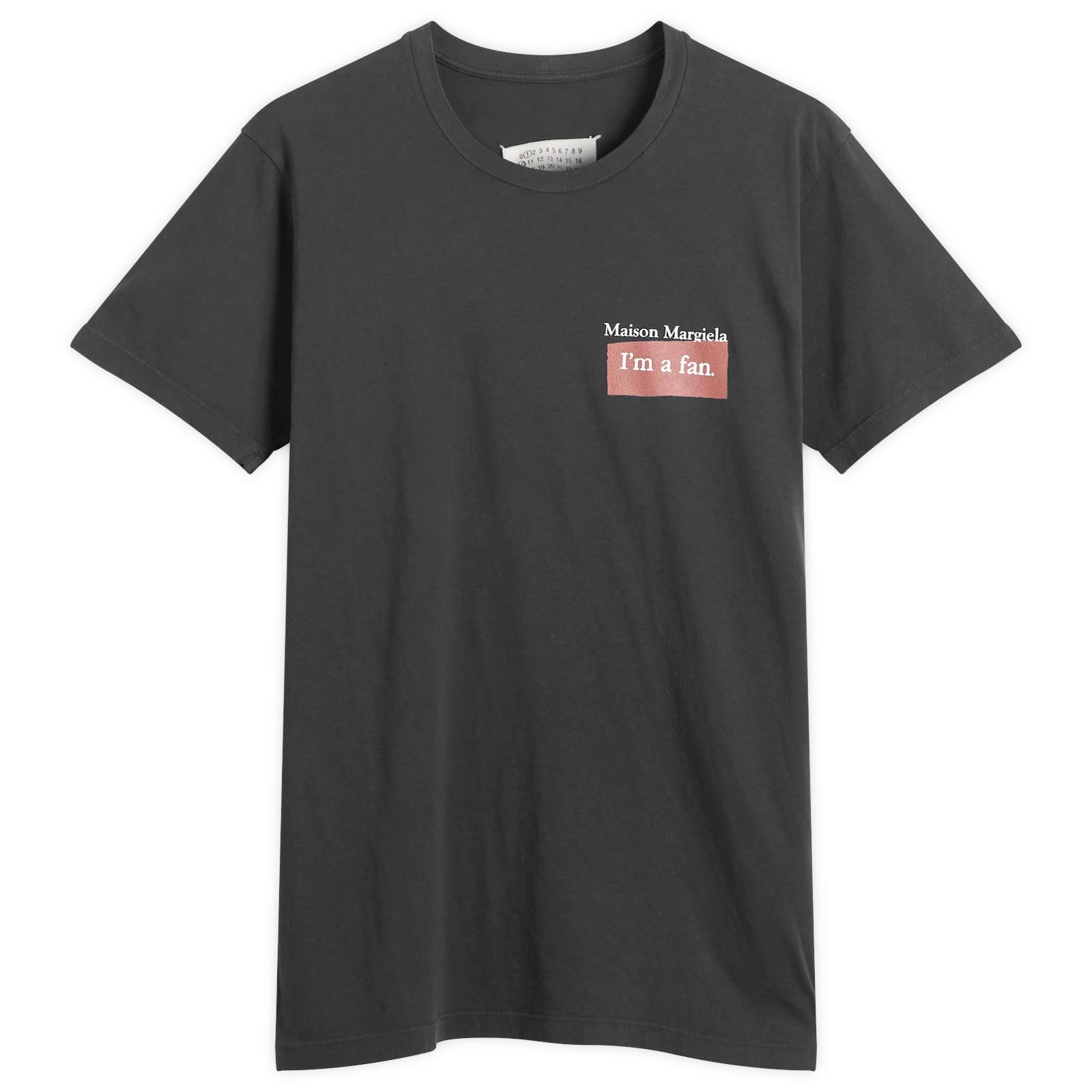 Maison Margiela I'm a fan. Tシャツ Maison Margiela I'M A Fan T-Shirt in Black | Lyst