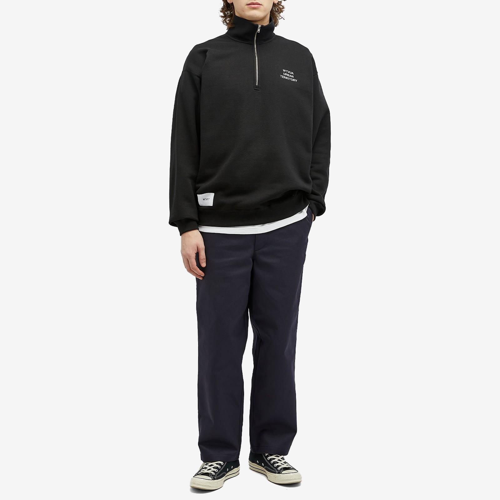 WTAPS 20 Embroidered Half Zip Sweat in Black for Men | Lyst