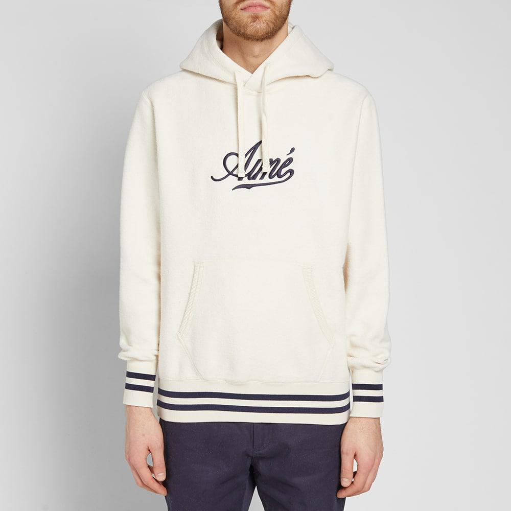 aime leon dore reverse fleece hoodie