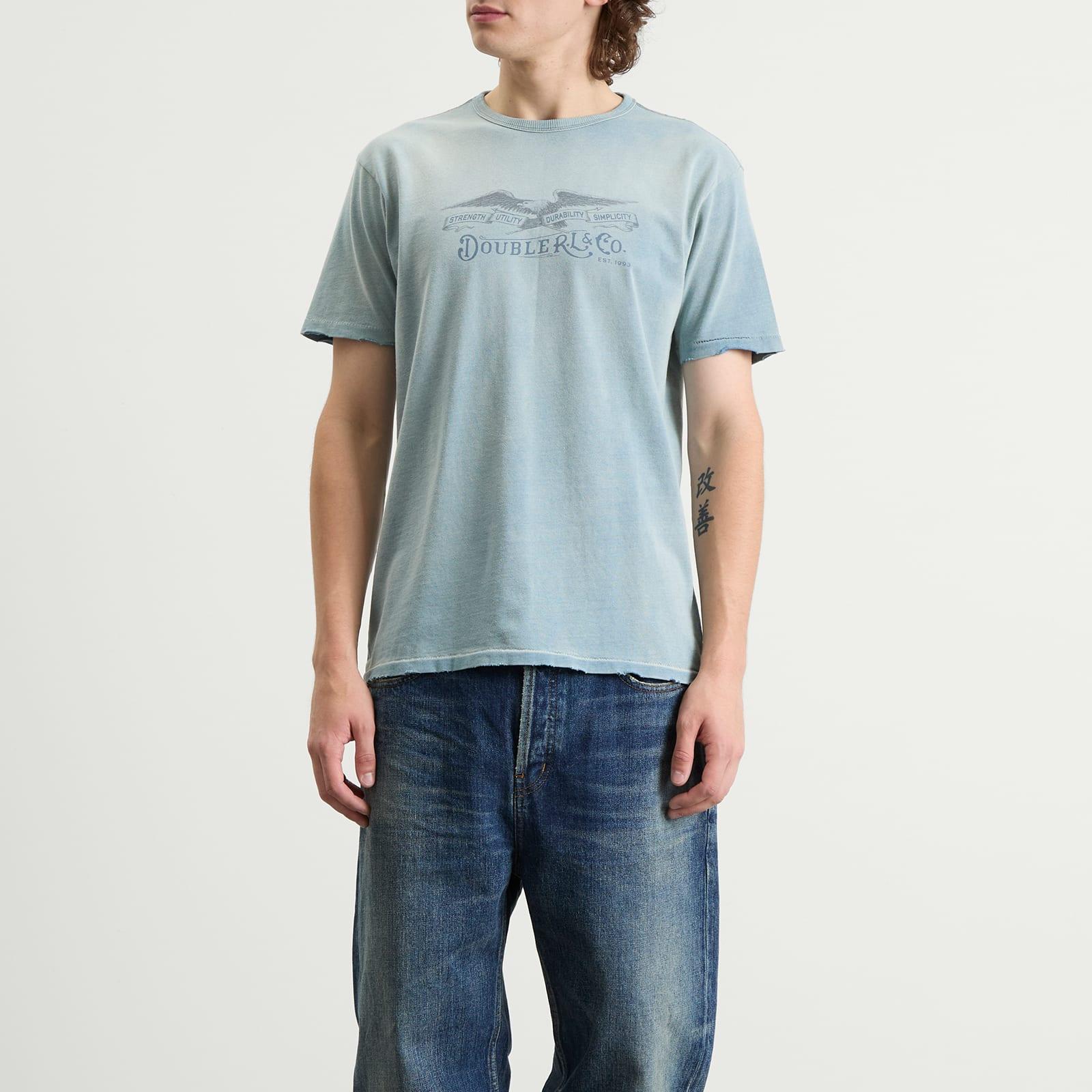 RRL Eagle Graphic T-Shirt in Blue for Men | Lyst