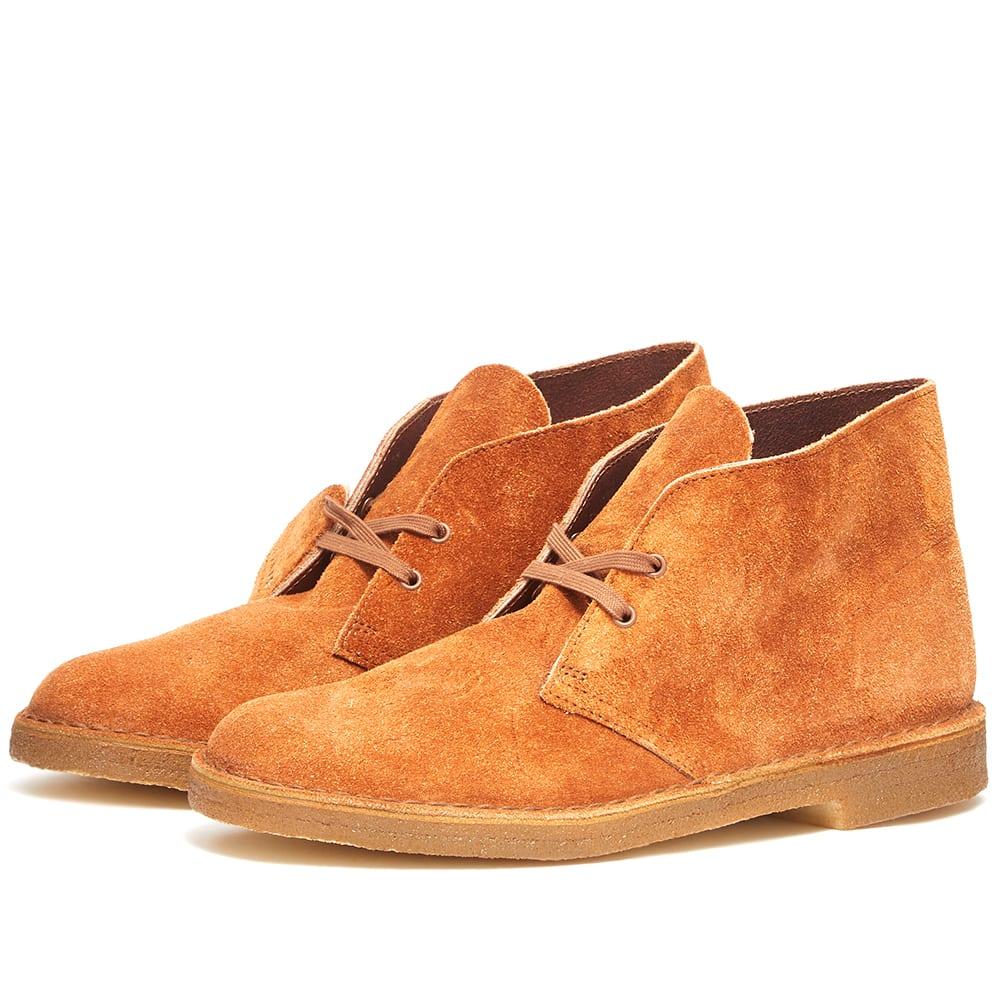 Clarks Desert Boot In Orange For Men Lyst