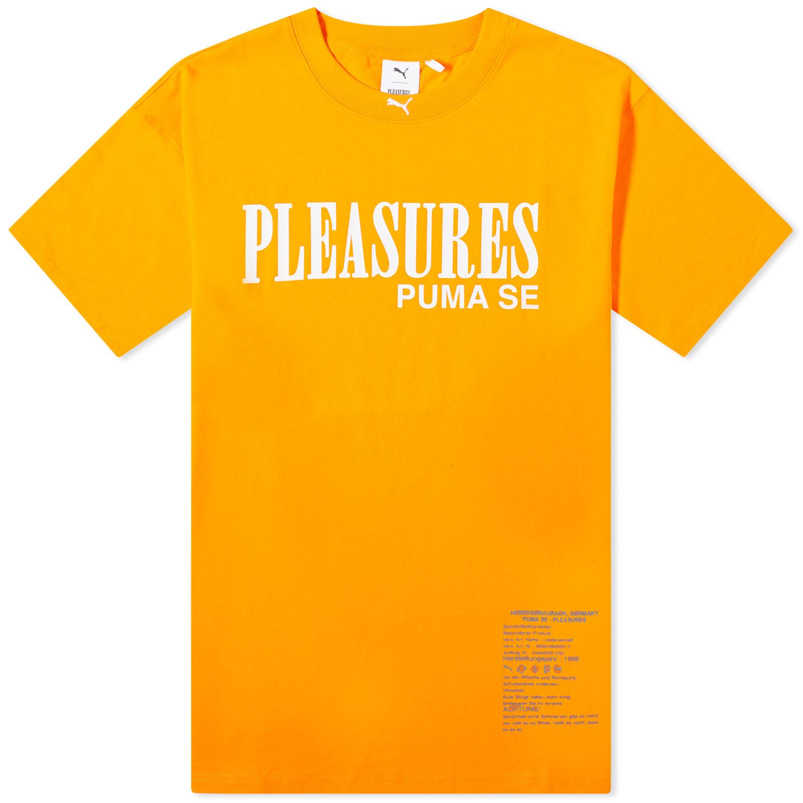 PUMA X Pleasures Typo T shirt in Orange for Men Lyst