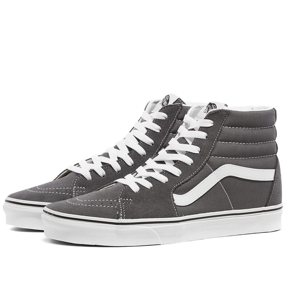 Vans Lace Ua Sk8hi in Grey (Gray) for Men Lyst