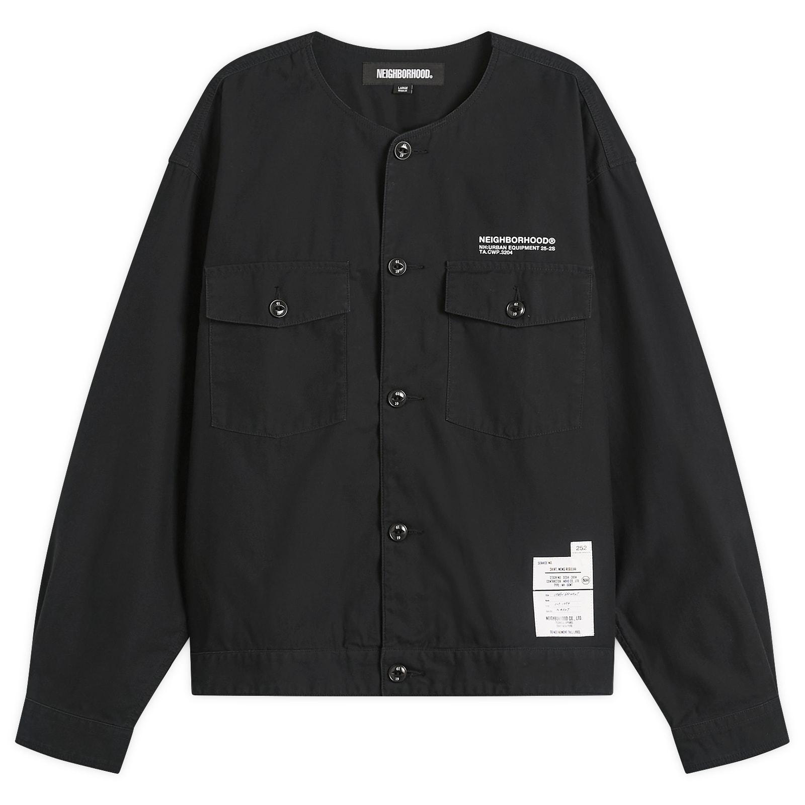 【sale】24ss NEIGHBORHOOD NO COLLAR SHIRT Neighborhood No Collar Shirt in Black for Men | Lyst UK