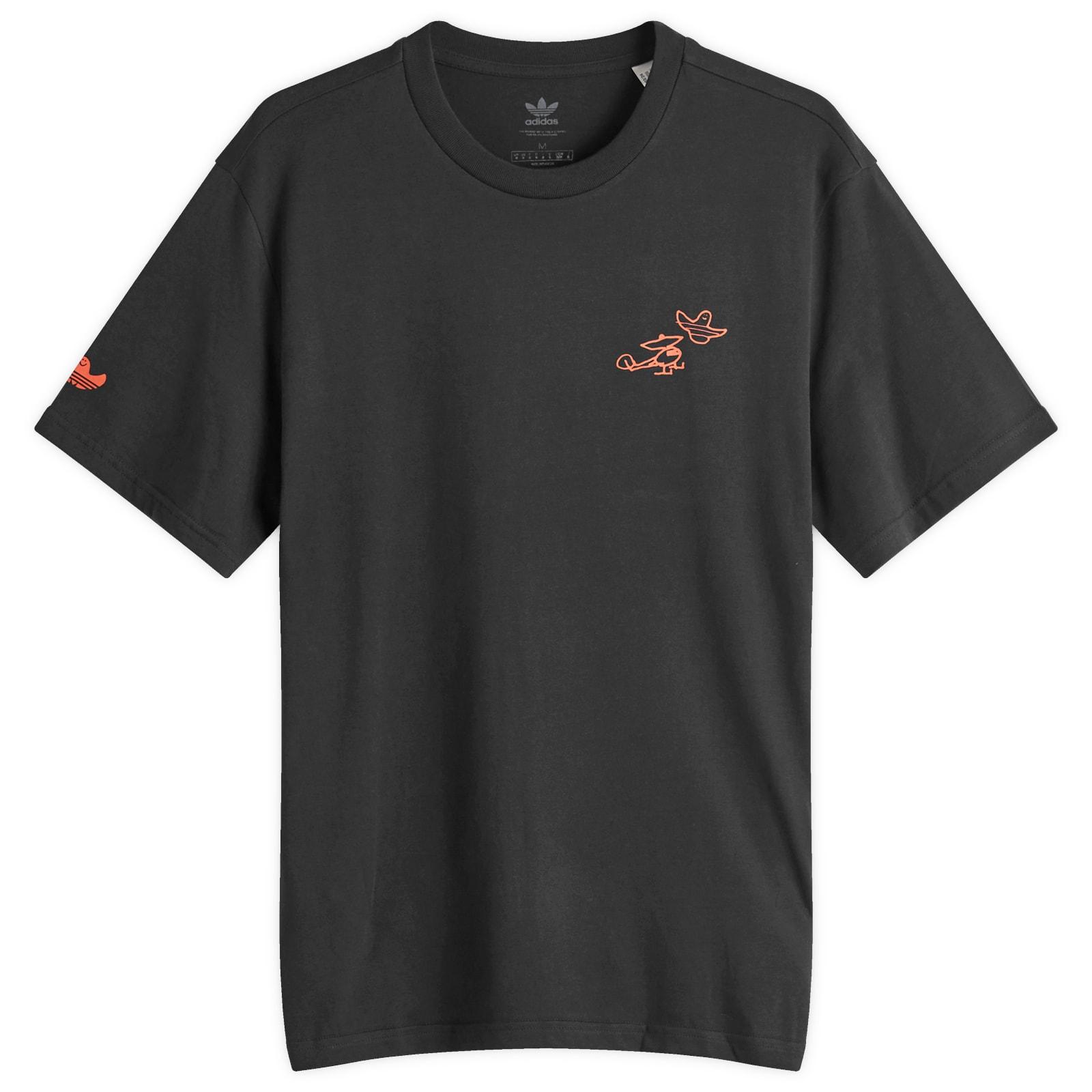 adidas Shmoo G T Shirt in Black for Men Lyst UK