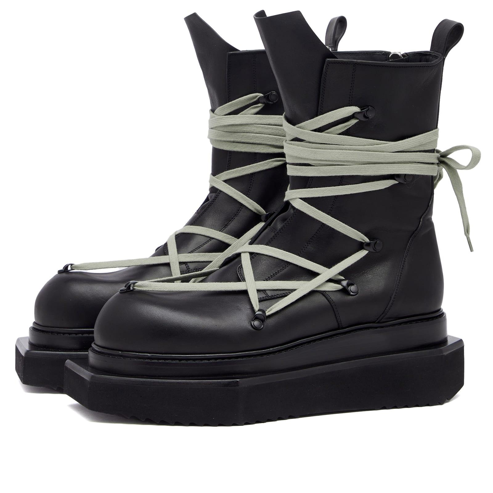 Rick Owens Pentalaced Turbo Cyclops Boot in Black for Men | Lyst