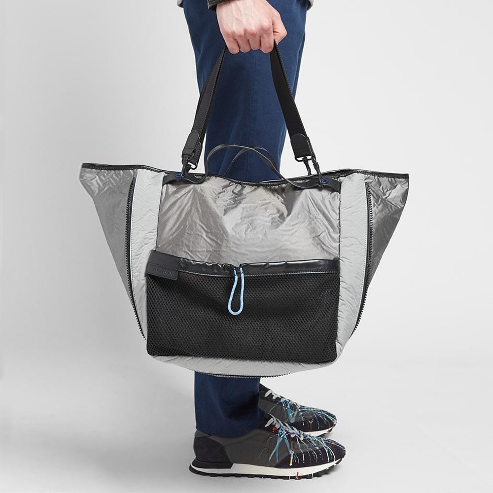 nylon zip tote