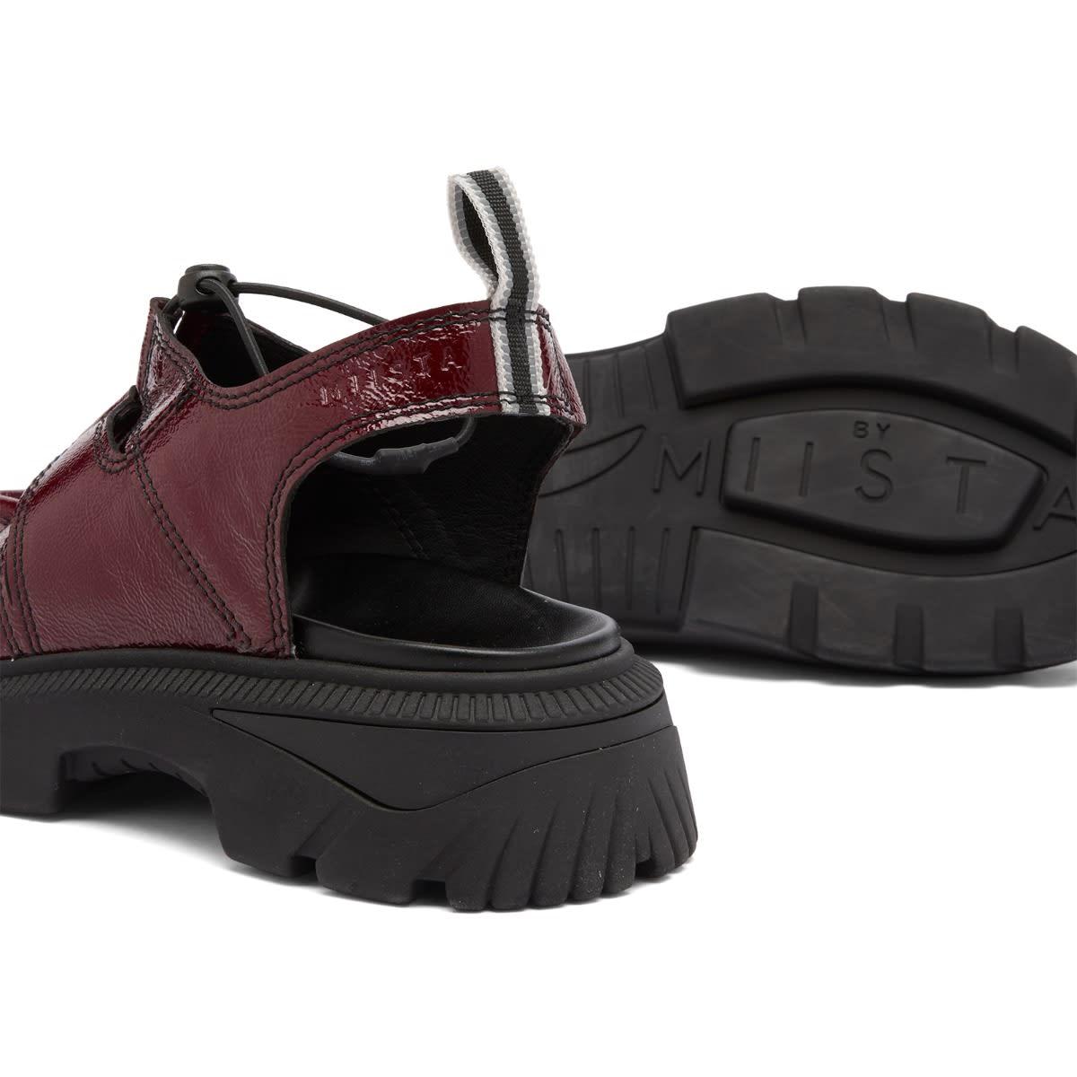 Miista Eunice Burgundy Sandal in Brown Lyst UK