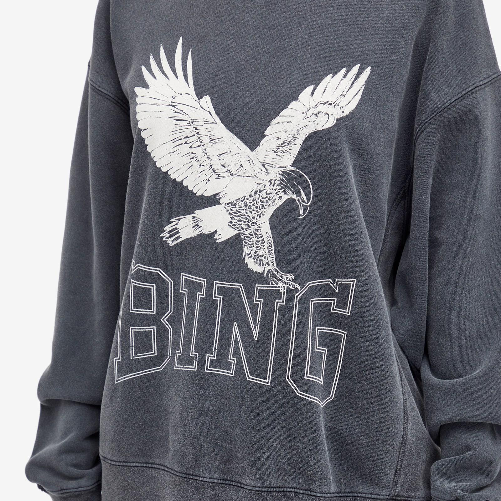 Anine Bing Alto Retro Eagle Sweatshirt in Blue | Lyst