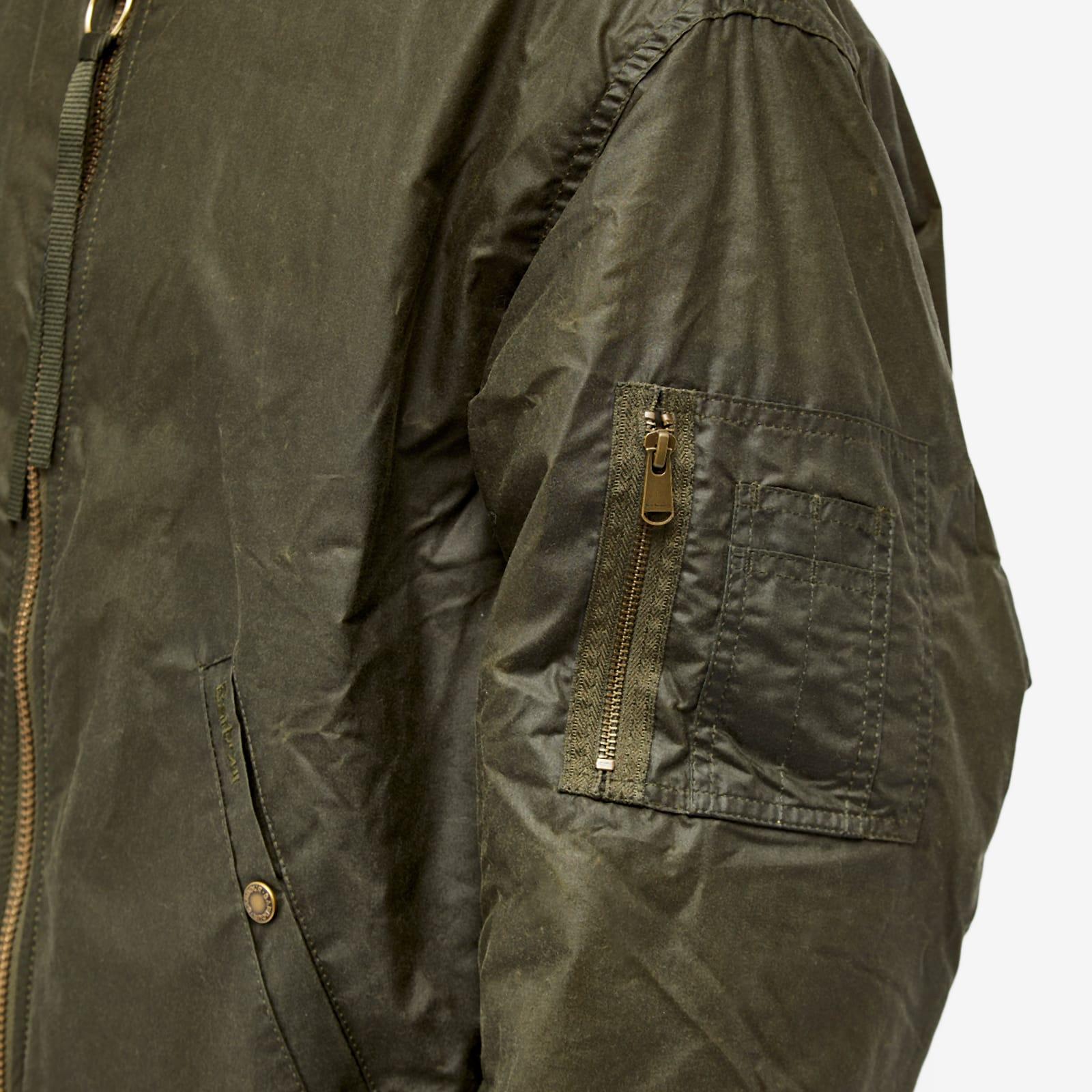 Barbour Heritage+ Flyer Wax Field Jacket in Green for Men | Lyst UK