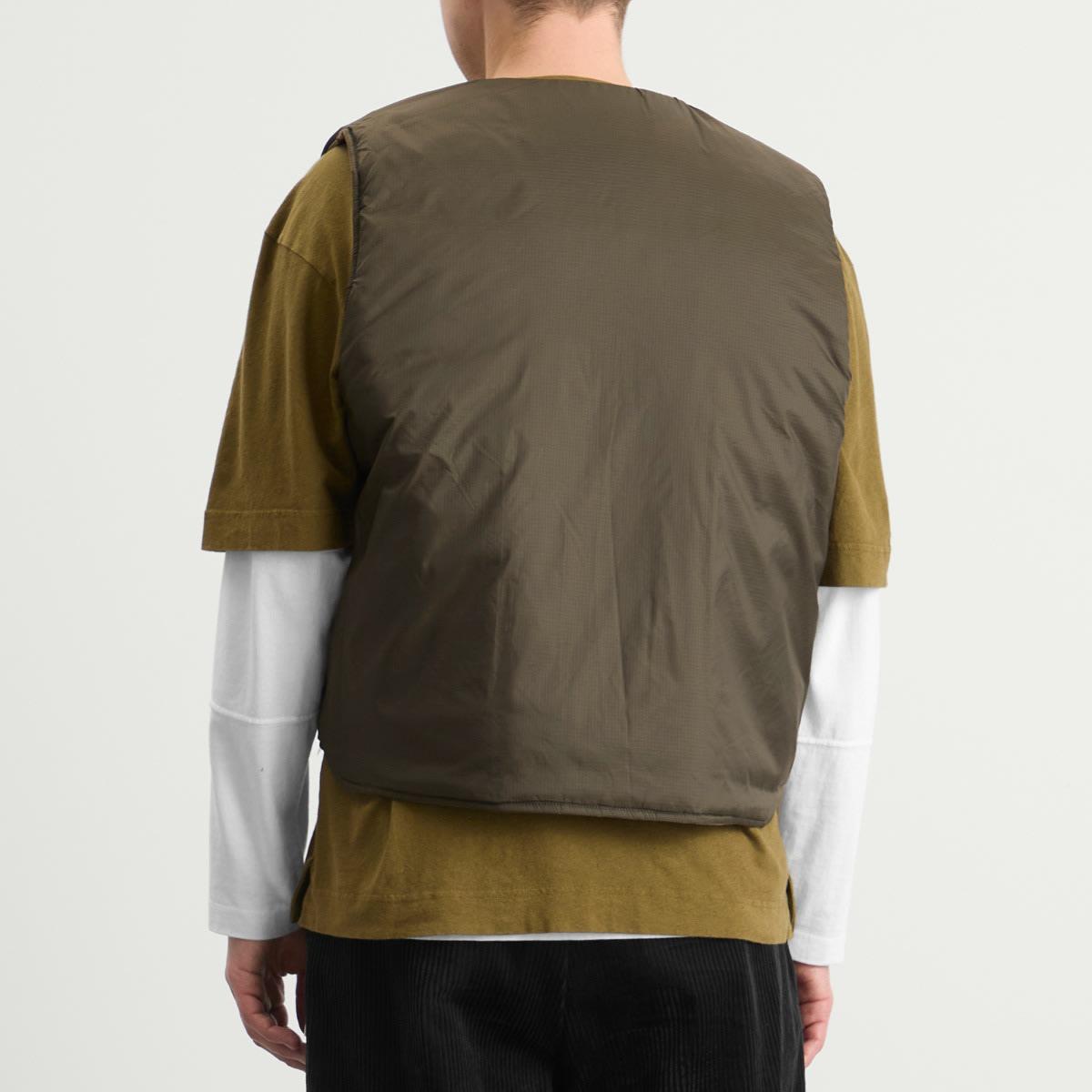 Unlikely Dry Goods Reversible Utility Vest in Brown for Men | Lyst