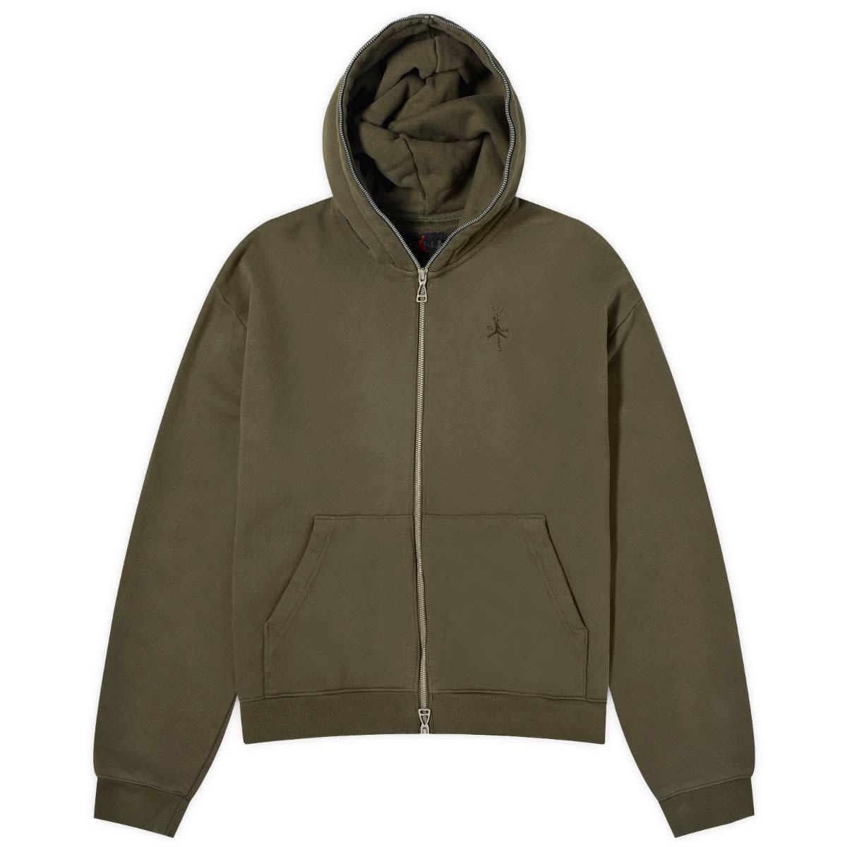 Nike X Travis Scott Jumpman Jack Full Zip Hoodie in Green for Men Lyst UK